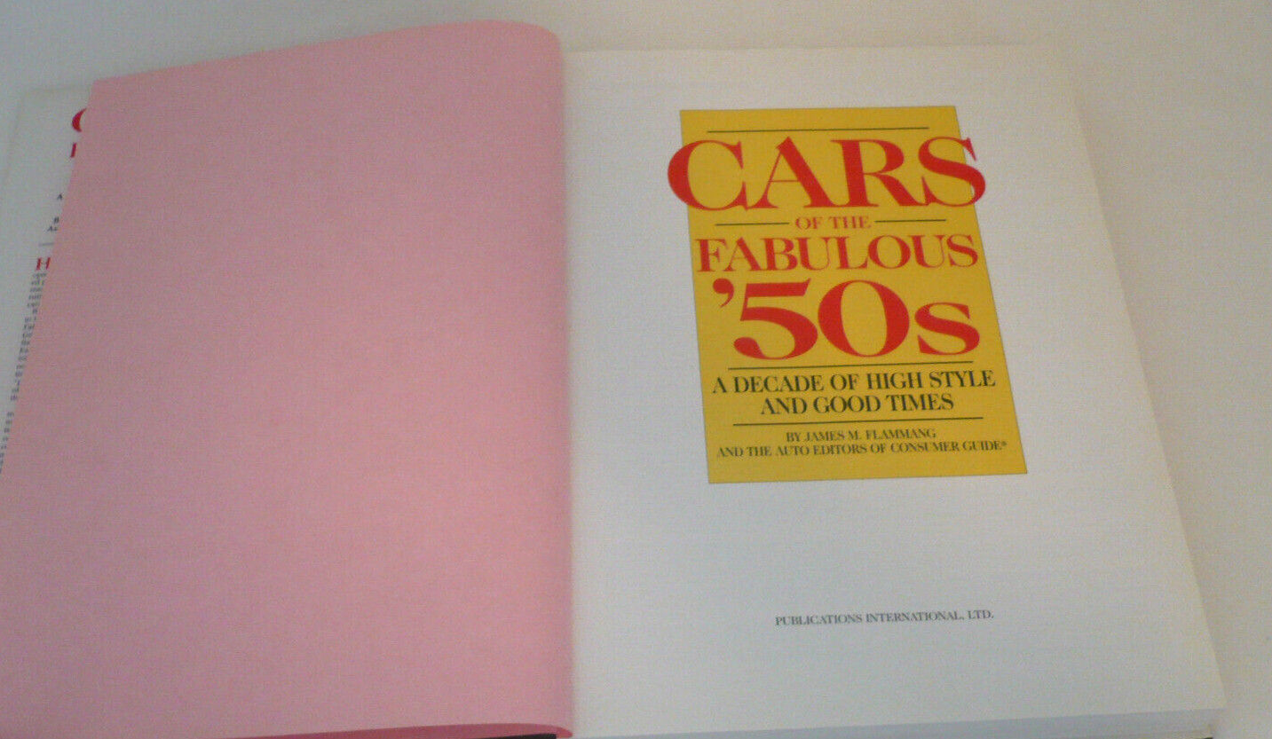 1995 Cars of the Fabulous ’50s Beautiful Book!