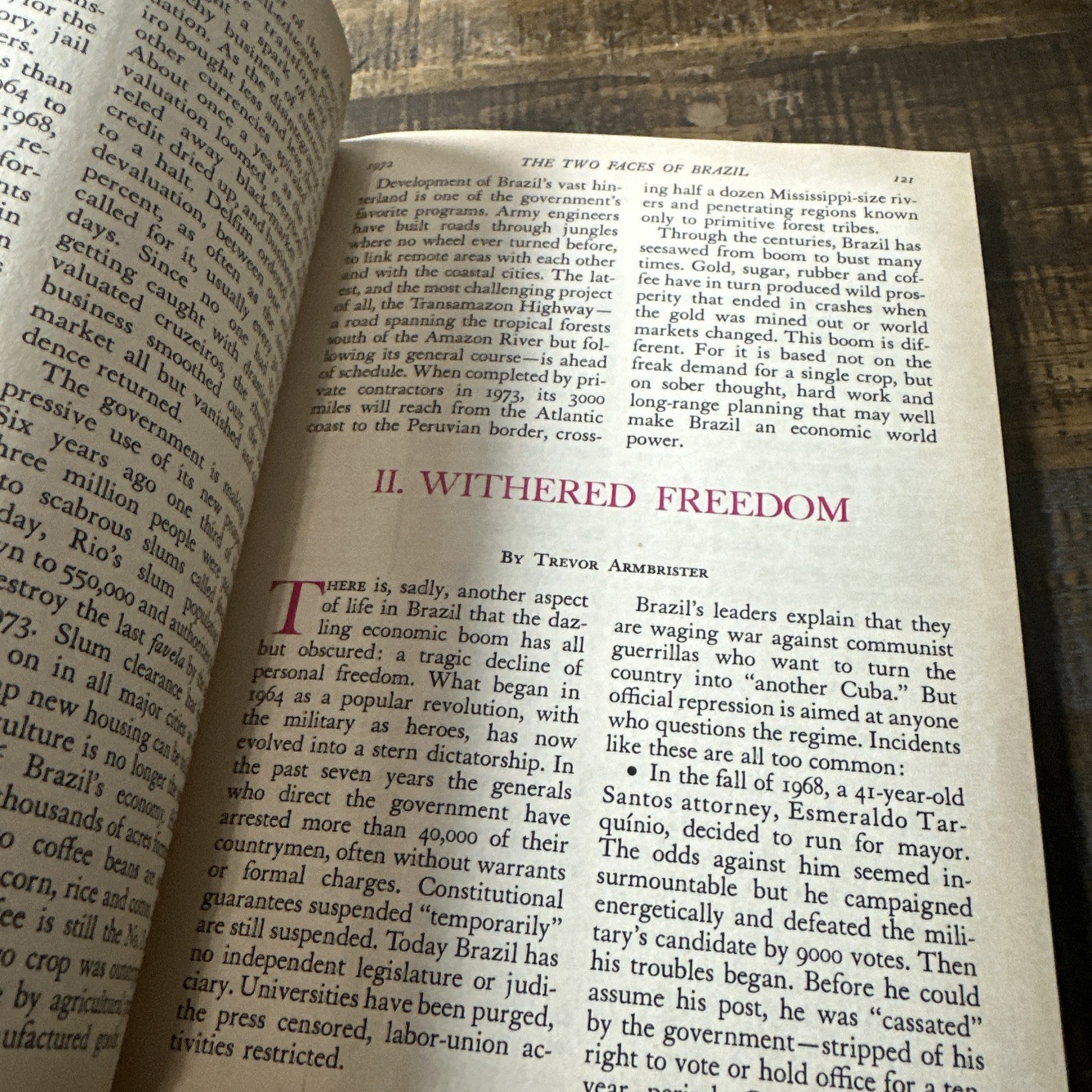 Readers Digest 50th Anniversary Edition Paperback 1972 Vintage Gold Cover Ads