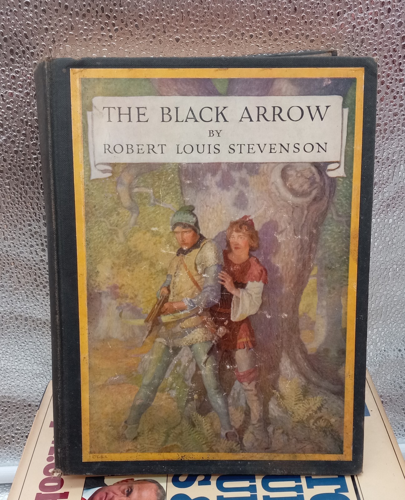 Book “The Black Arrow: A Tale Of The Two Roses” Stevenson 1916 1st Edition