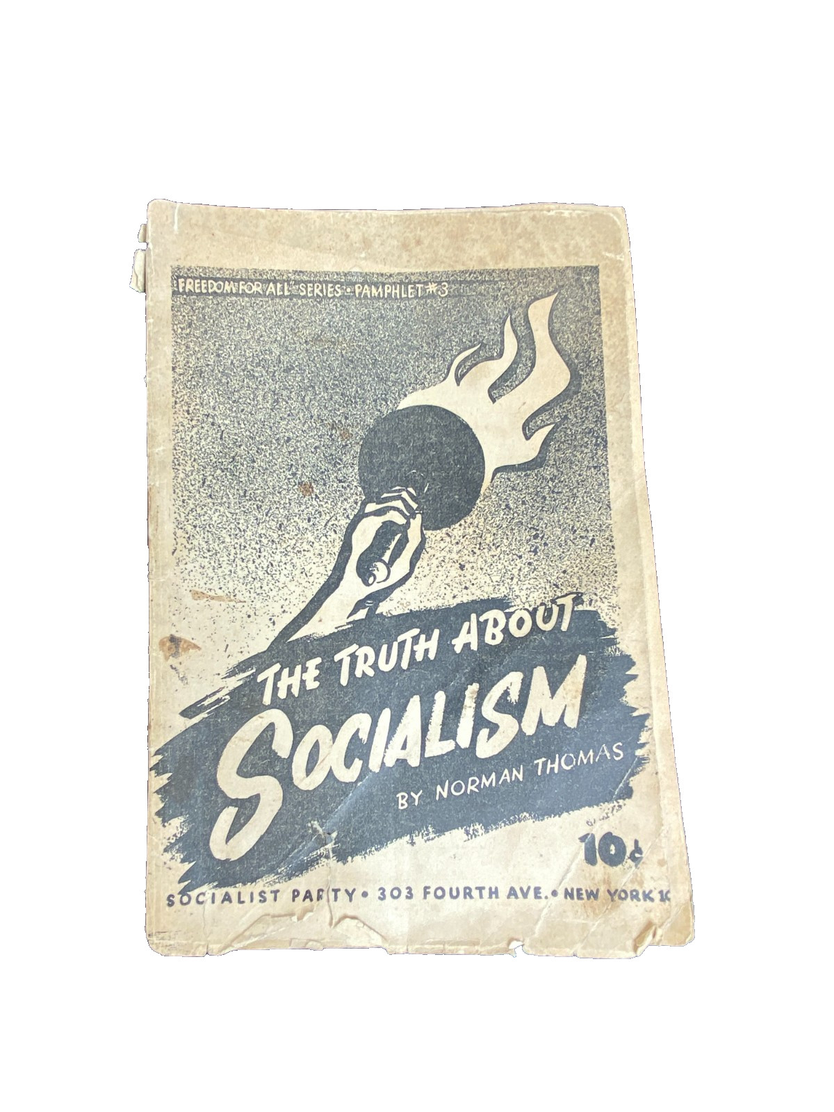 Norman Thomas The Truth about Socialism 1943 Original Pamphlet