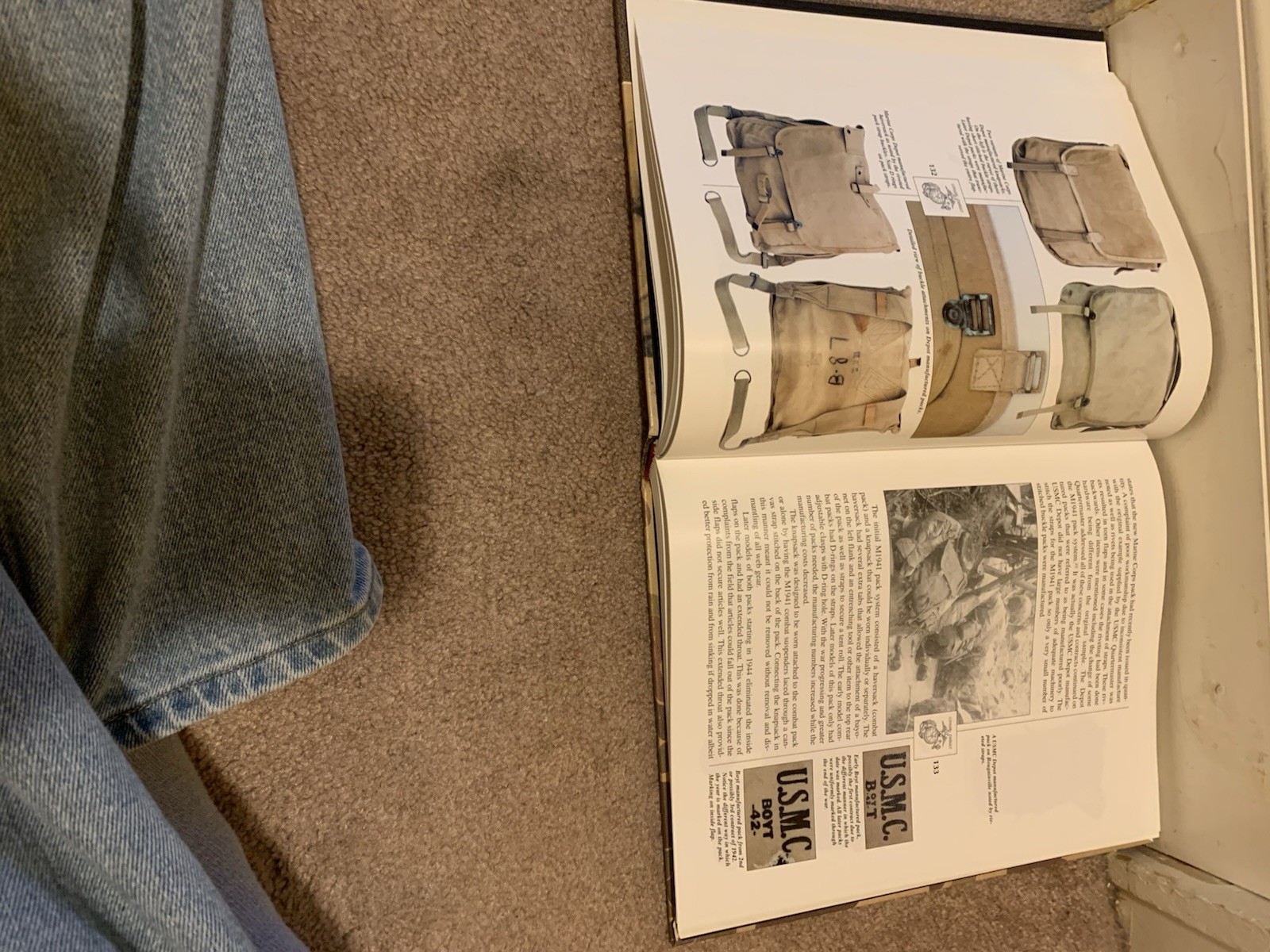 GRUNT GEAR USMC COMBAT INFANTRY EQUIPMENT OF WORLD WAR II VINTAGE WAR BOOK