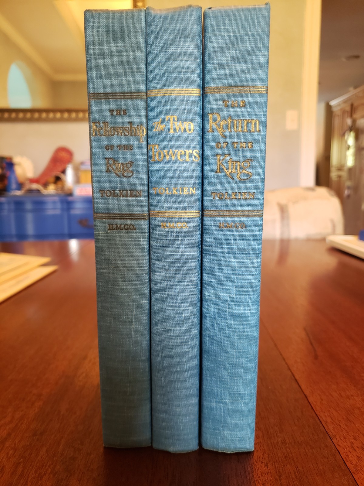The Lord of the Rings J.R.R. Tolkien 1961 1st editions, 10th/8th/8th impressions