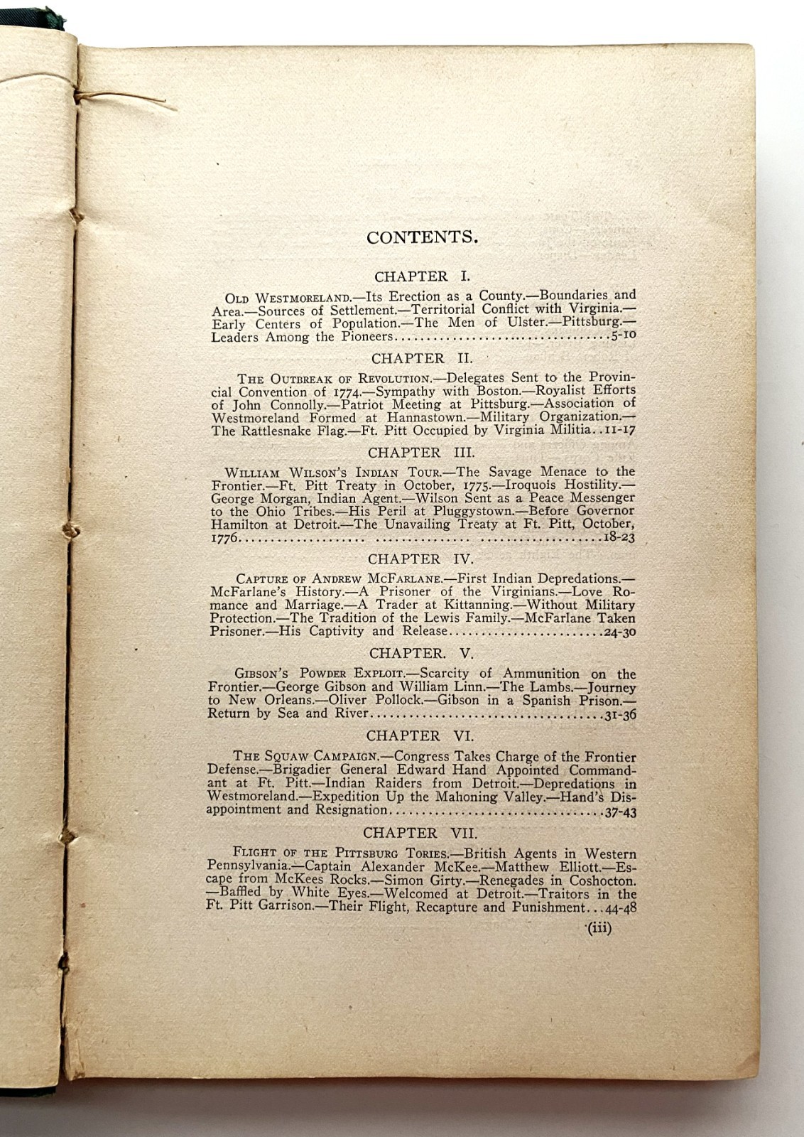 Old Westmoreland A History of Western Pennsylvania During the Revolution HC 1900