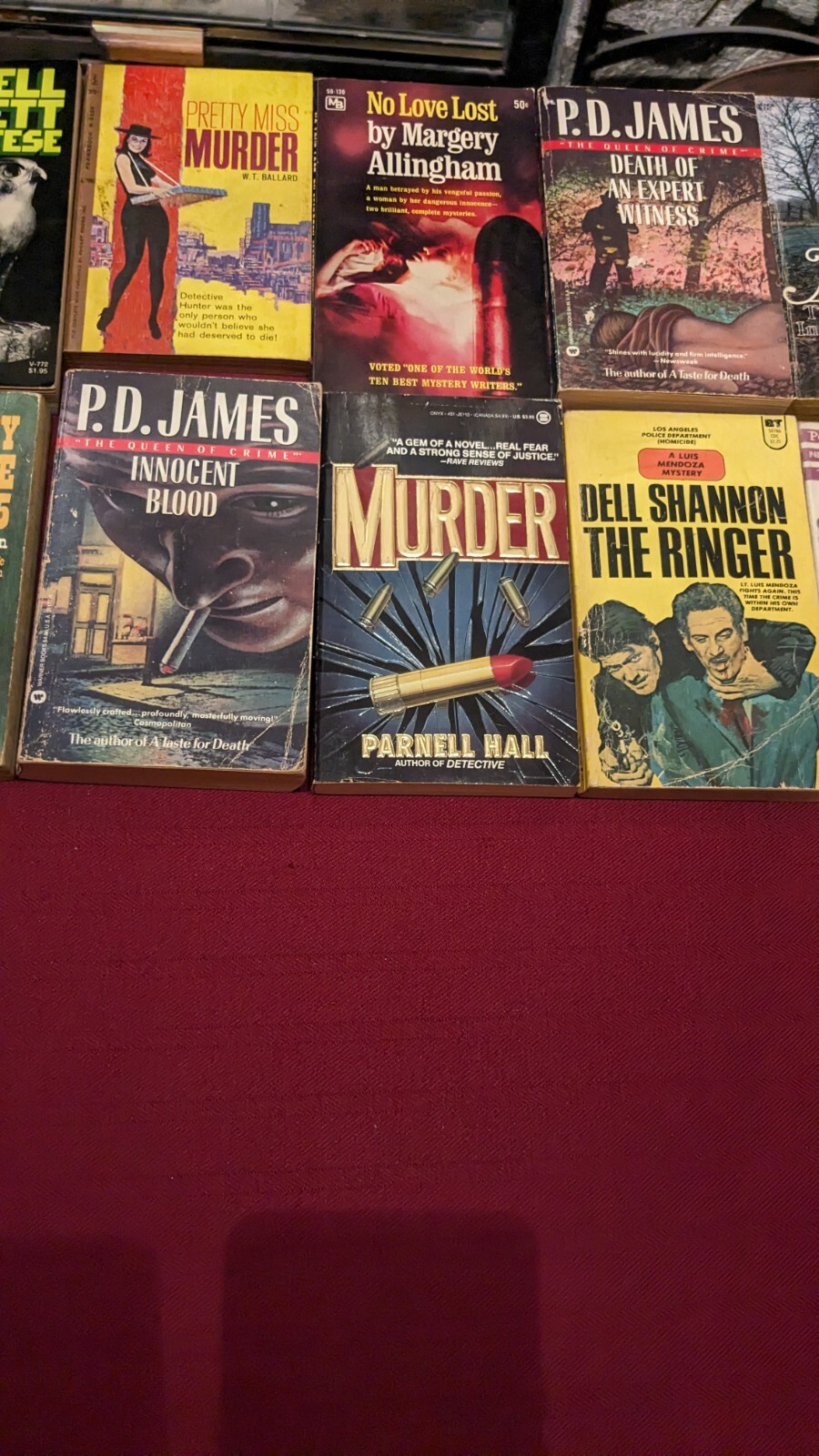 Crime gga Vintage Pb, Lot! Various Authors 50’s G/VG+ (Some Fair) 28 Books Total
