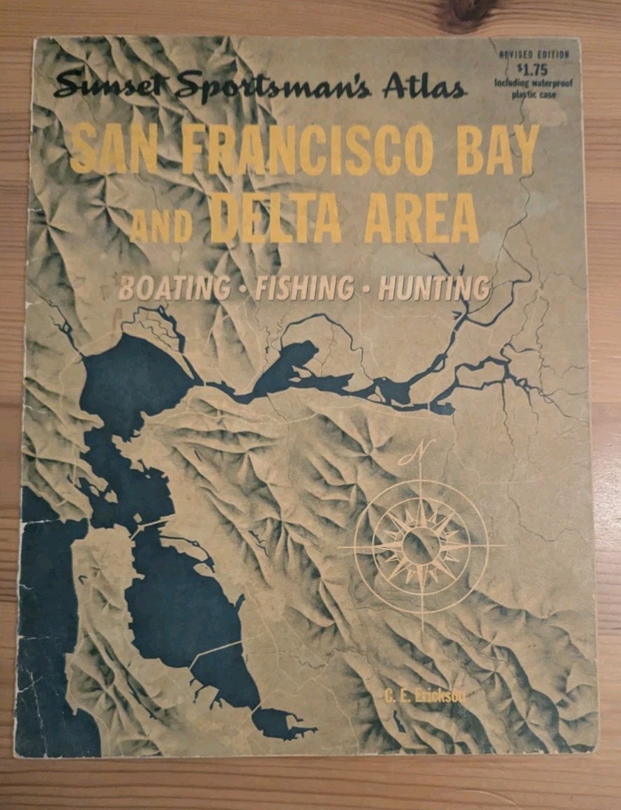 VTG 1955 Book San Francisco Bay & Delta Area Boating Fishing Hunting 32-Pages