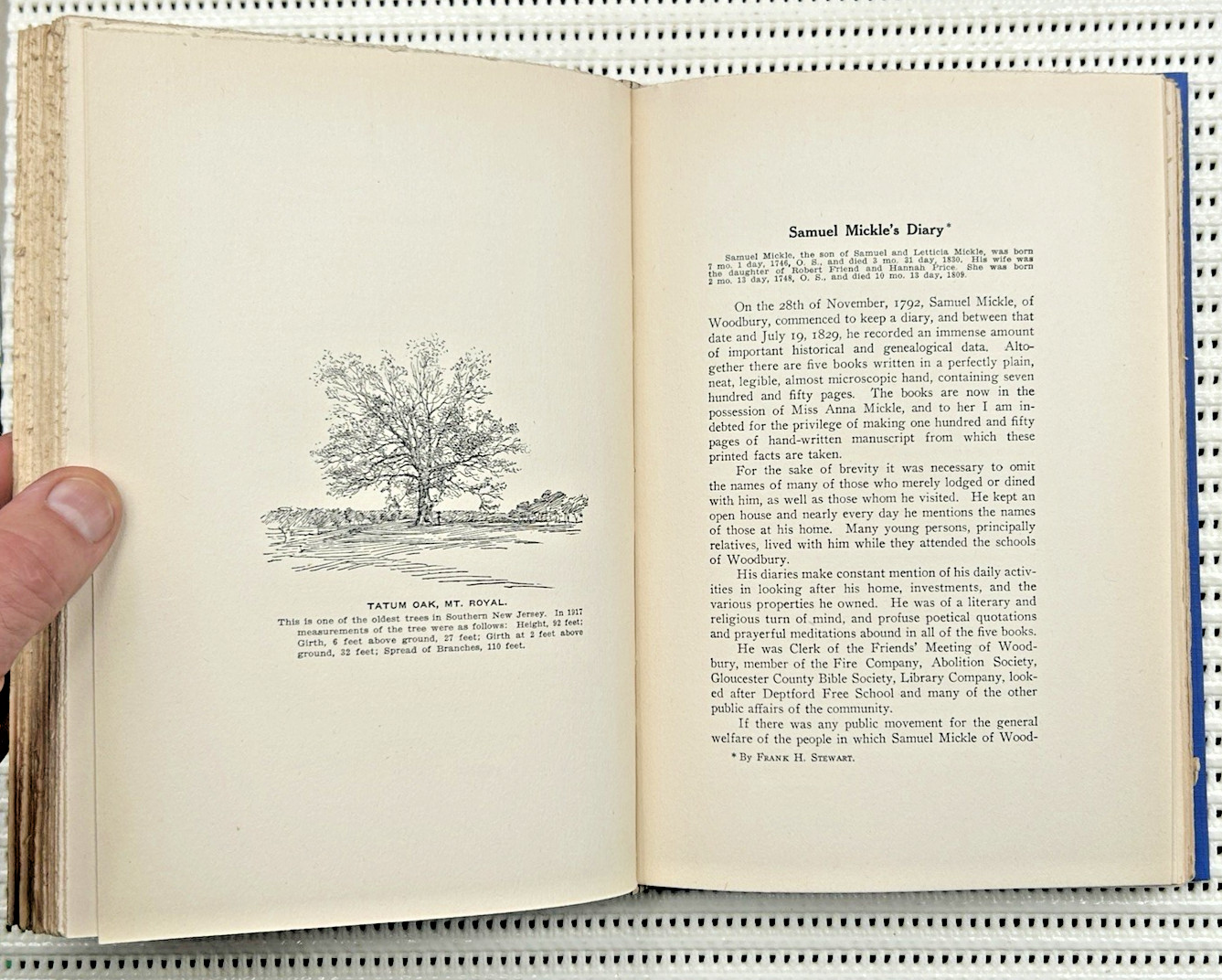 Notes On Old Gloucester County New Jersey Vol. 1 Hardcover 1st Illustrated 342p