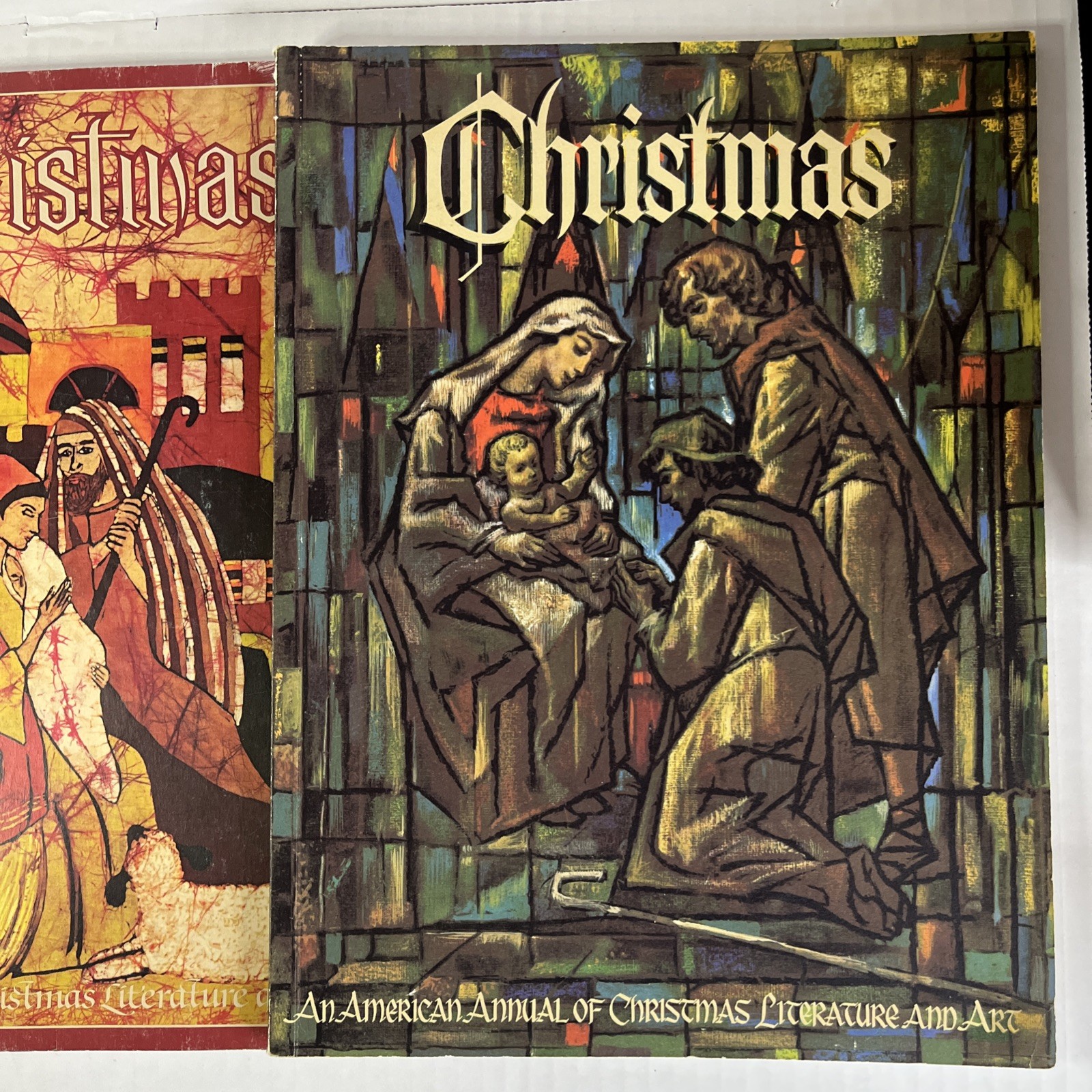 Lot of 3 Vtg – An American Annual of Christmas Literature and Art- 1961, 83, 85