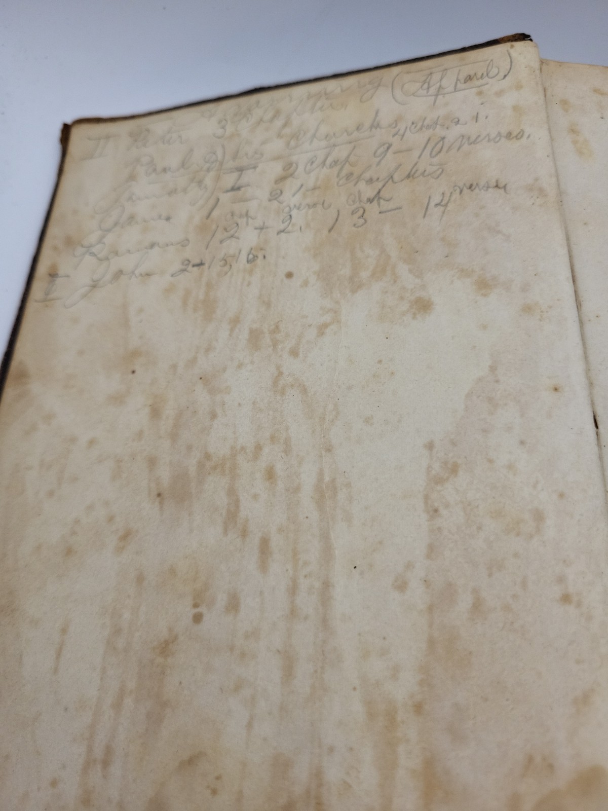 1854 American Bible Society NY Old & New Testament Original Tongues For Repair!