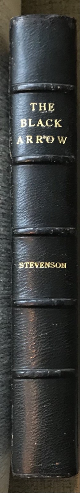 STEVENSON ” THE BLACK ARROW ” 1933 3/4 LEATHER VG 9 N.C WYETH ILLUSTRATIONS