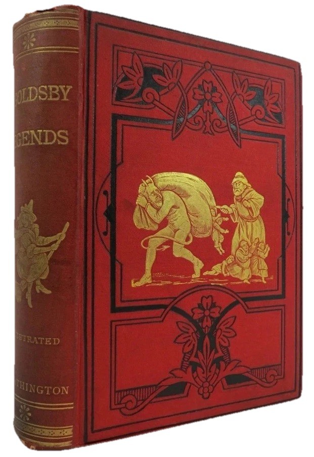Antique Victorian Book Ornate Gilded Embossed Fancy THE INGOLDSBY LEGENDS 1882