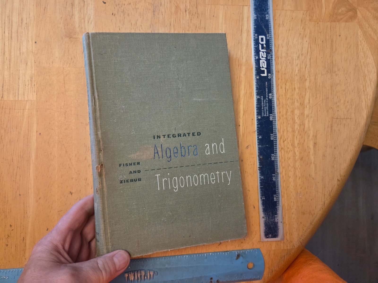 Integrated Algebra and Trigonometry by Fisher and Ziebur – 1960 Hardcover