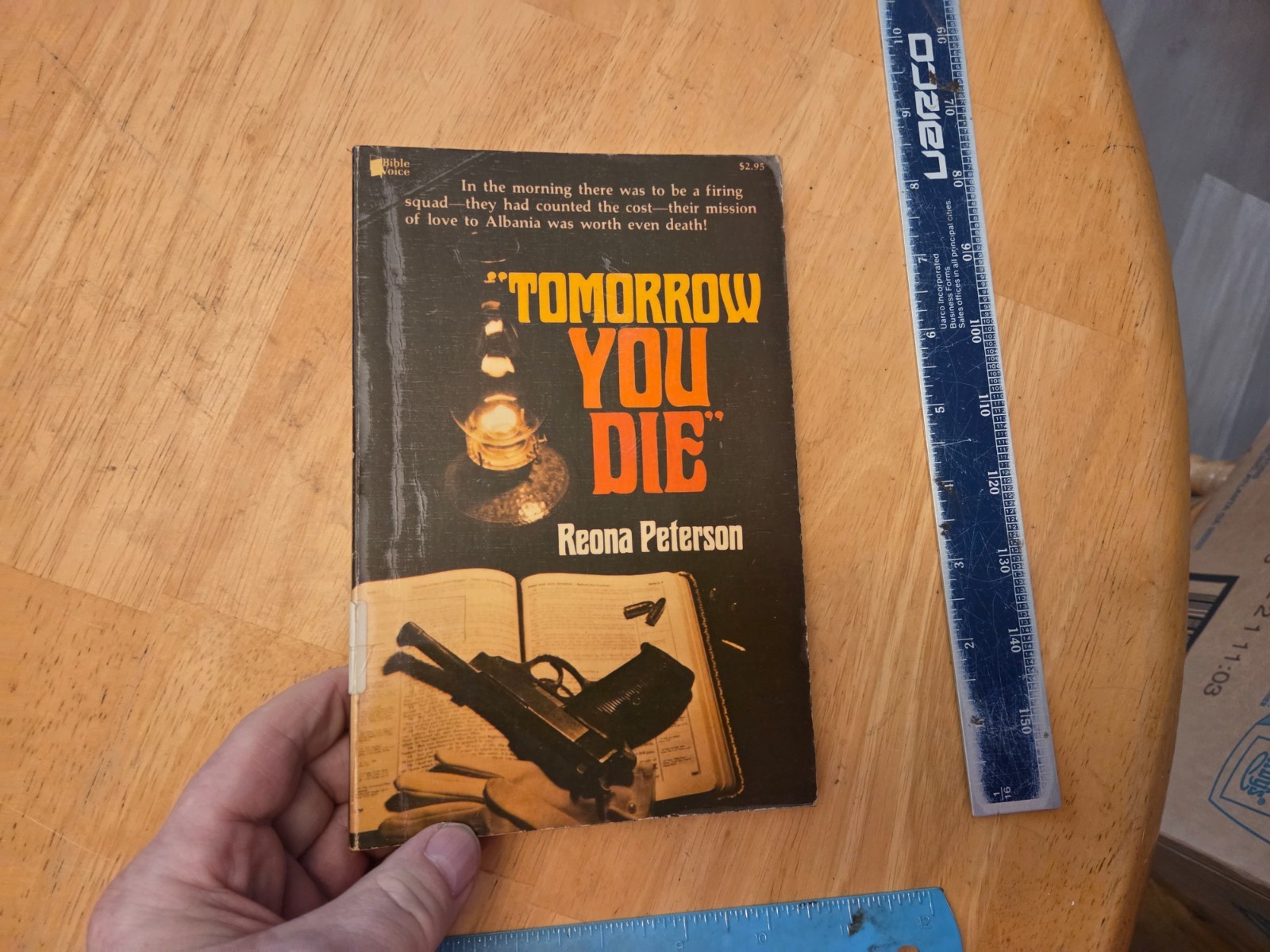 Tomorrow You Die by Reona Peterson – 1976 Bible Voice Trade Paperback