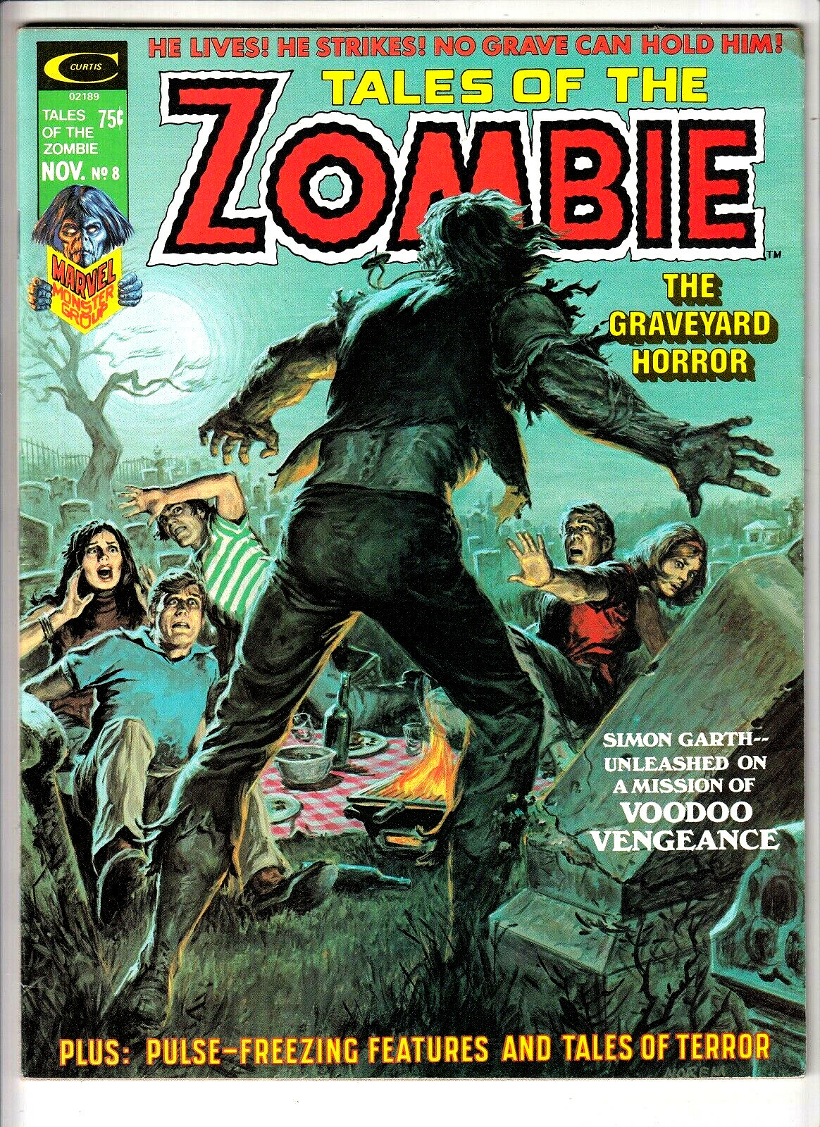 TALES OF THE ZOMBIE #8 (Marvel Magazine/November 1974) NM (9.4)