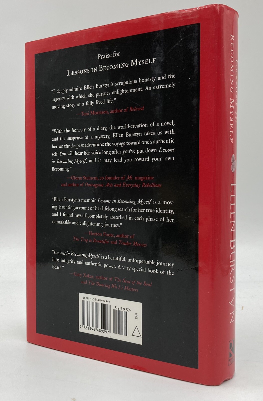 Ellen Burstyn Lessons in Becoming Myself HCDJ 2006 SIGNED Presentation Copy
