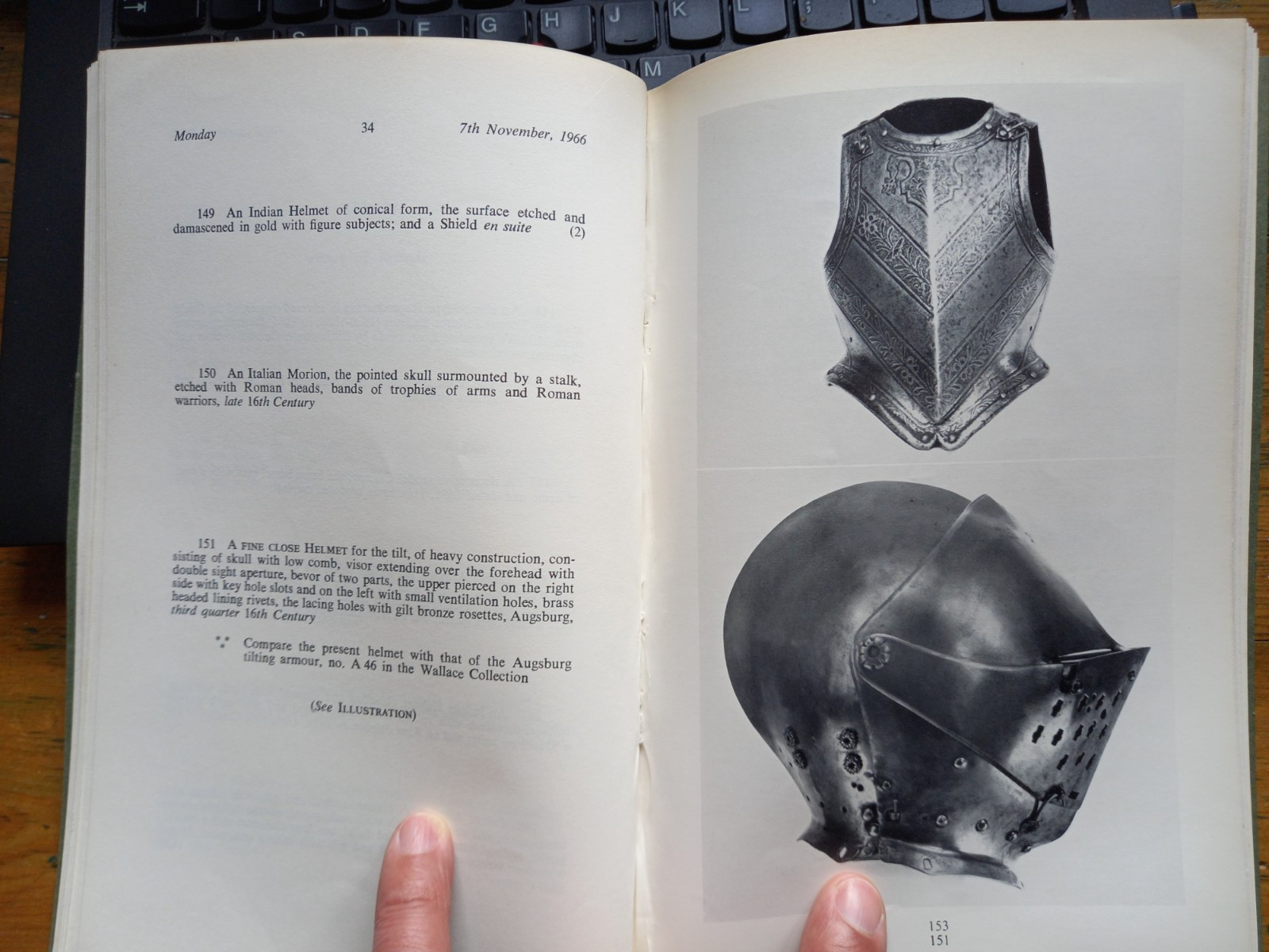 Sotheby 1966 Arms Armour Catalogue BUYER PRICE LIST Colt Pistol Helmet Militaria