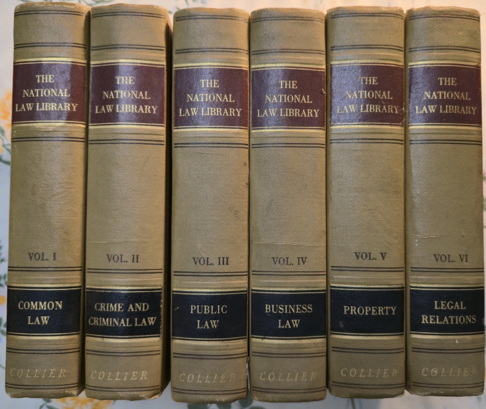National Law Library, Volume 1-6, Collier, C 1939