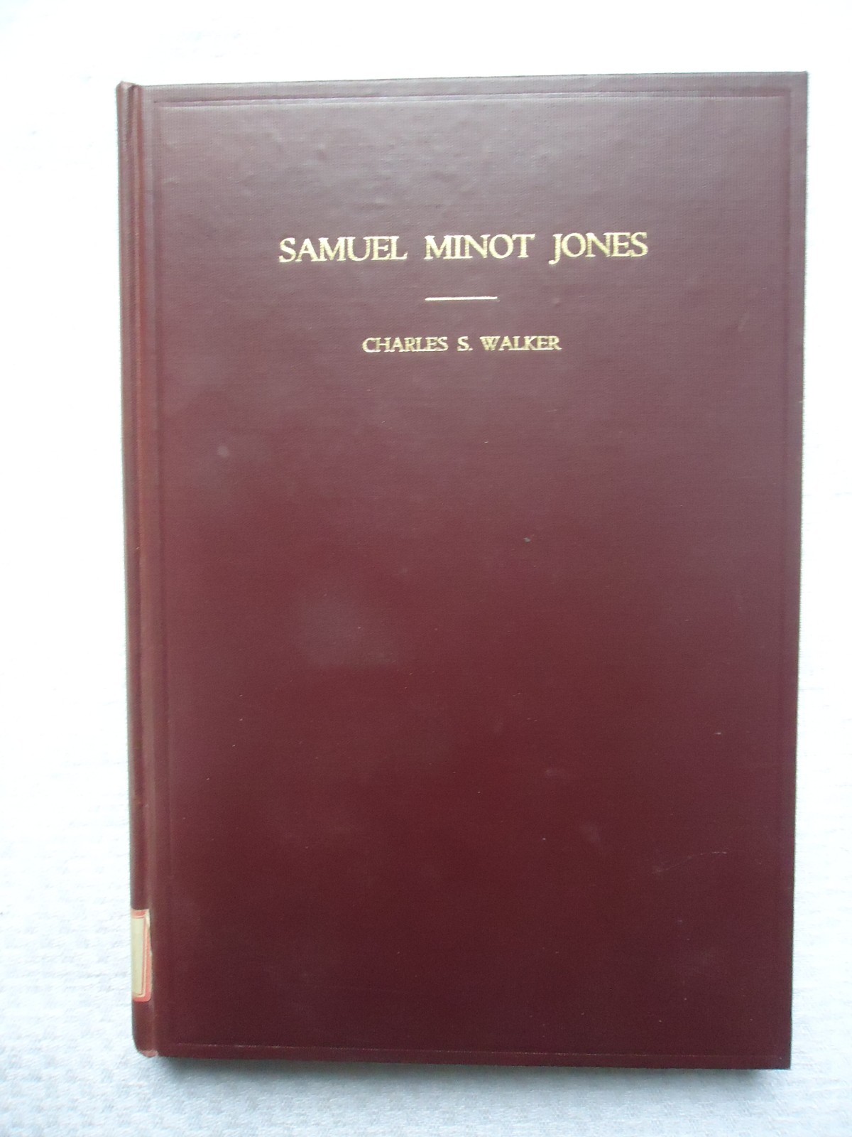 SAMUEL MINOT JONES BY CHARLES WALKER 1922 HARDCOVER STORY OF AN AMHERST MA BOY