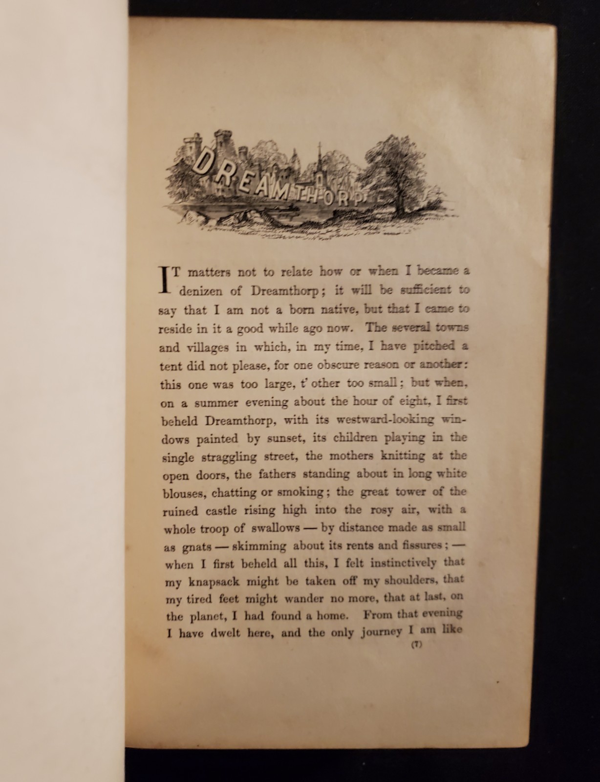 Dreamthorp Essays ~ By Alexander Smith 1864 ~ 1st American Edition Tilton