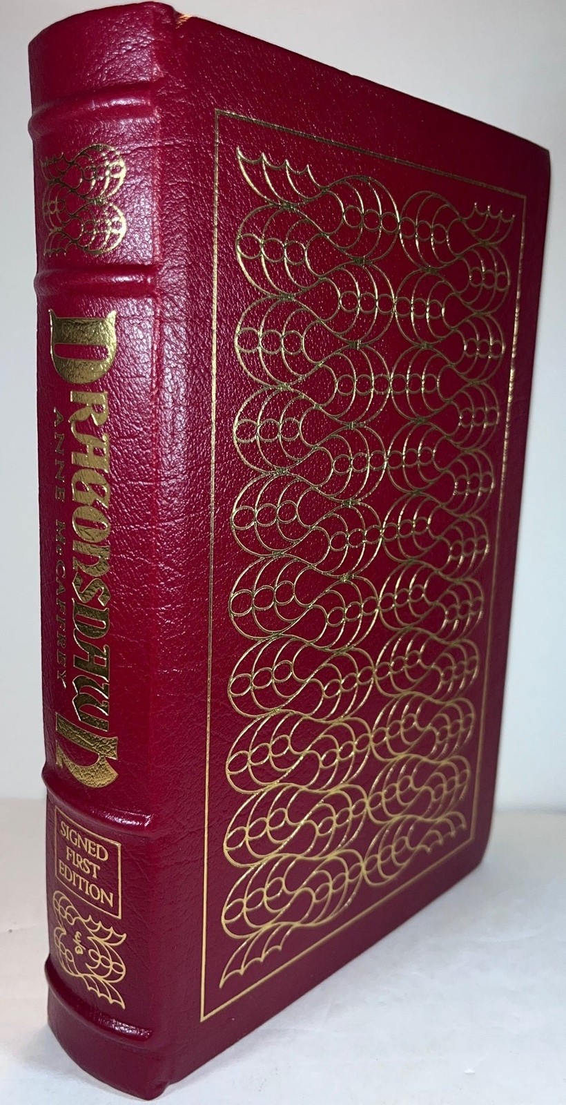 Anne McCaffrey / Dragonsdawn Signed First Edition Easton Press 1988