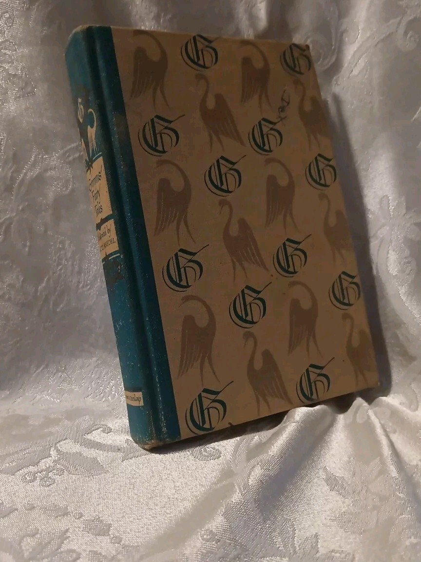 Vintage Grimms Fairy Tales (n.d.) Illustrated Junior Library Book Estate