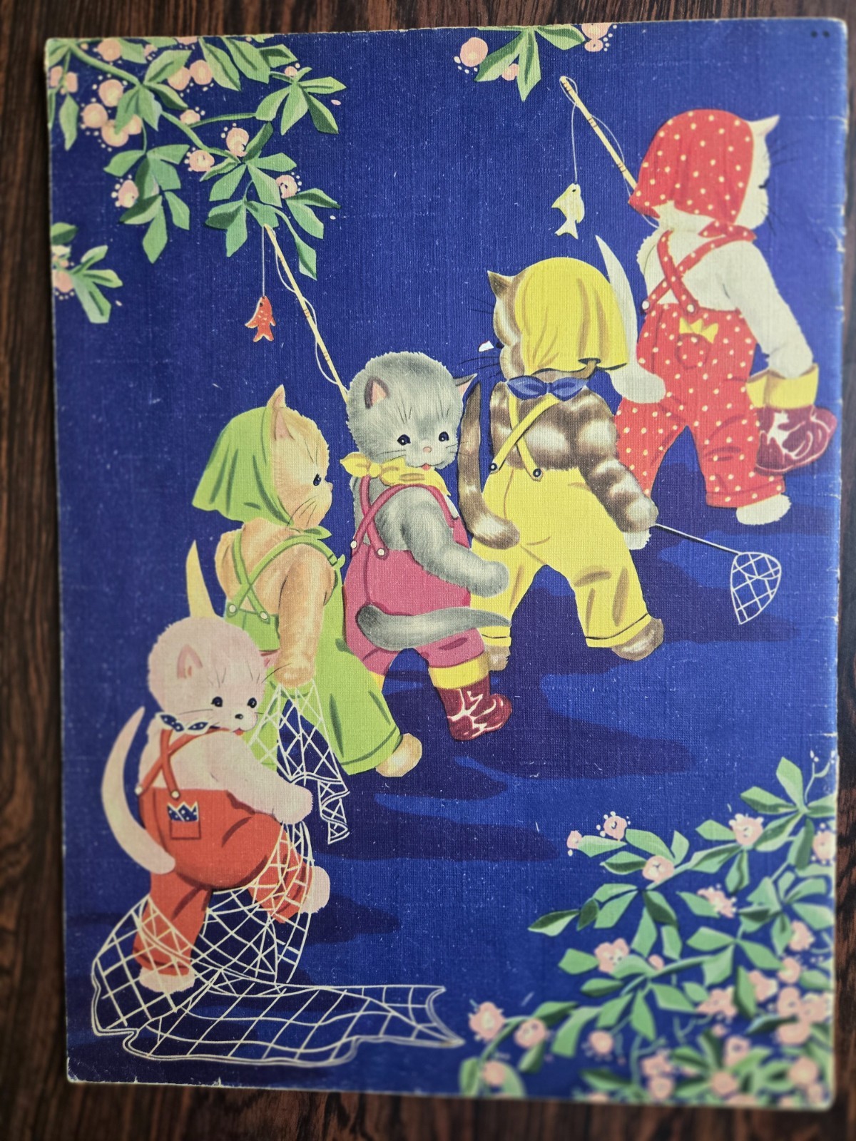 Vintage 1942 Five Little Pussycats Children’s Storybook by May M. Purnell