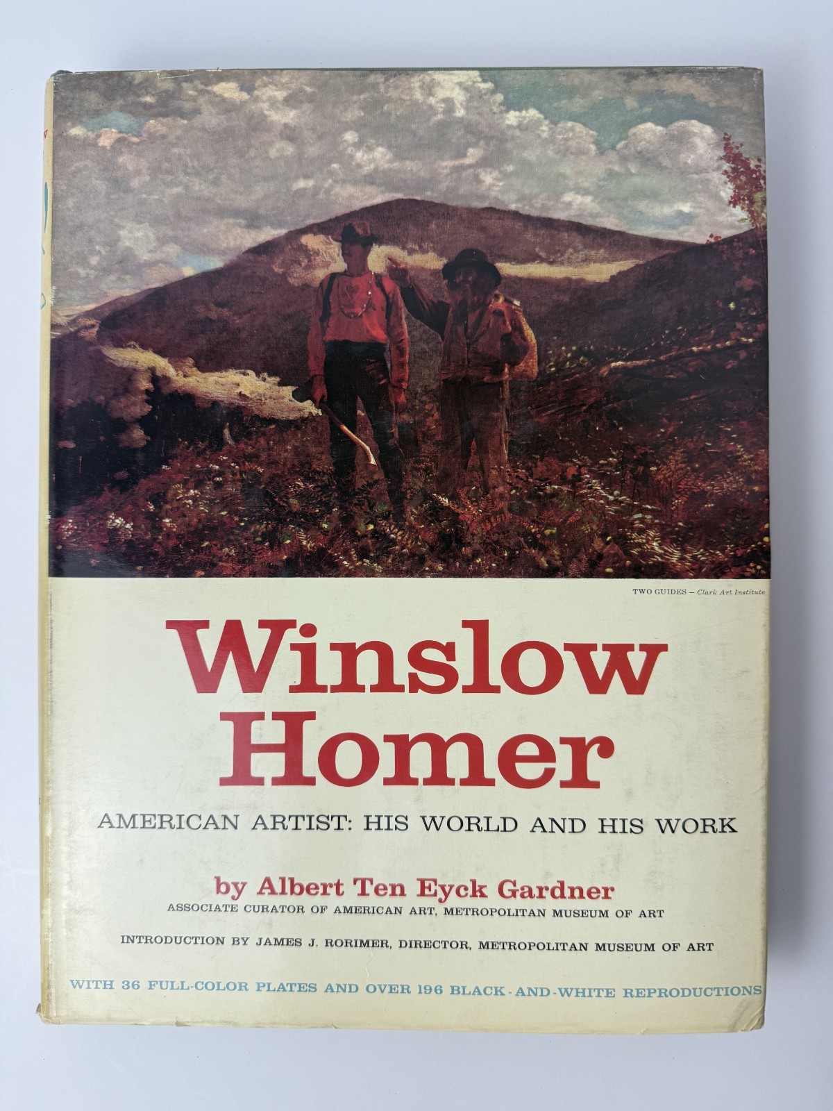 1961 Book Winslow Homer “American Artist: His World and His Work” by Gardner