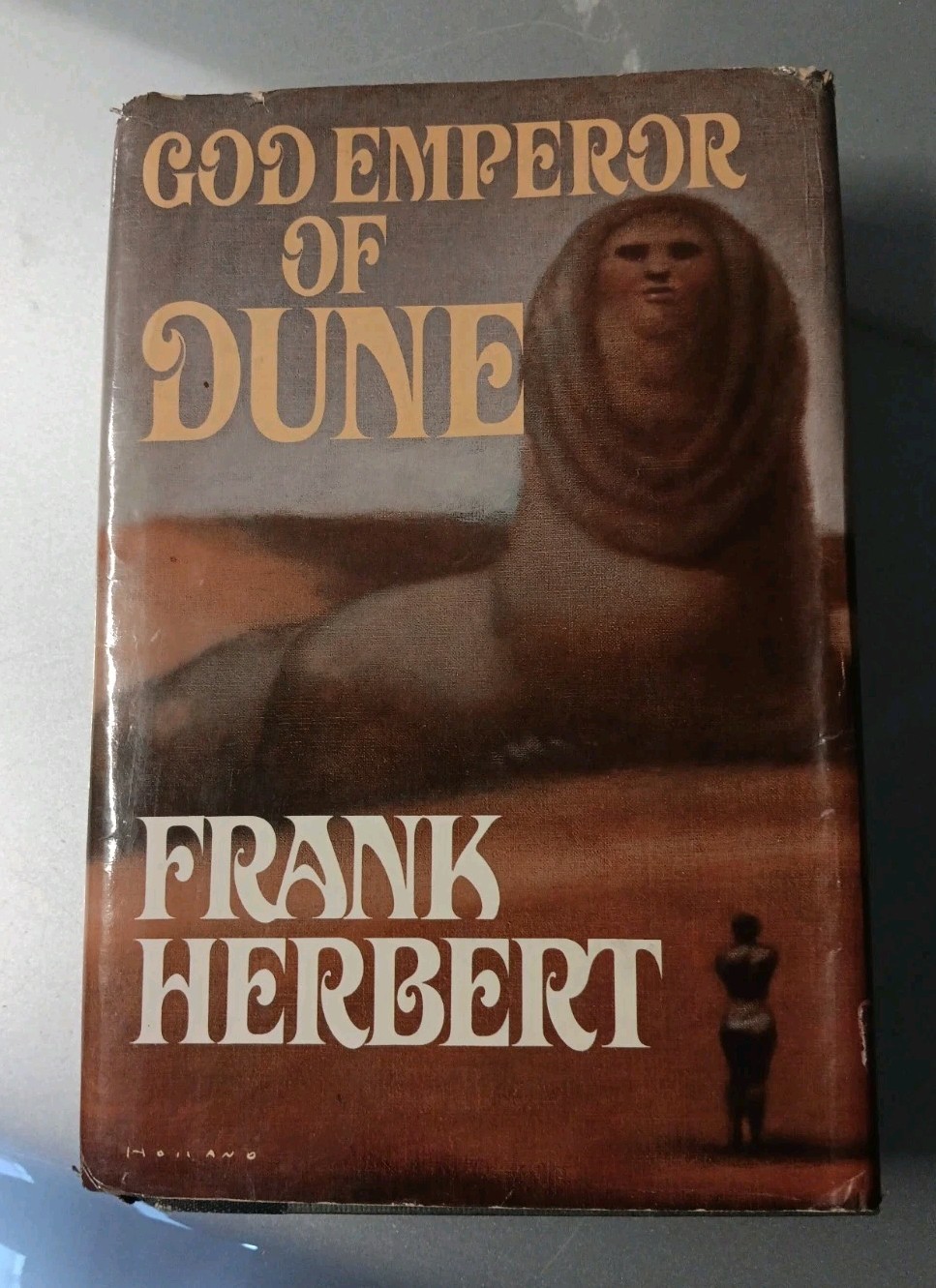 God Emperor of Dune Frank Herbert HCDJ 1981 First Edition 1st Printing