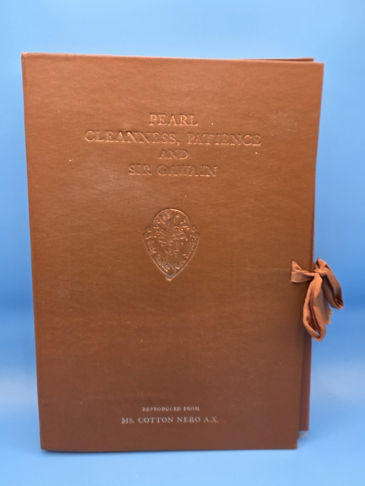 Pearl, Cleanness, Patience and Sir Gawain reproduced in facsimile from the uni..