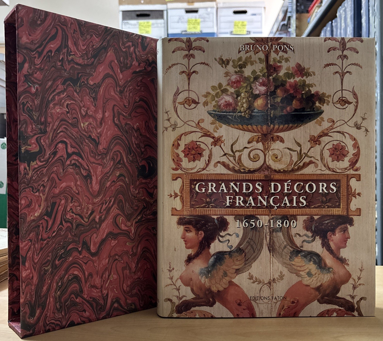 Grands Decors Francais 1650-1800 Bruno Pons Editions Faton HC DJ VG w/ Slipcase