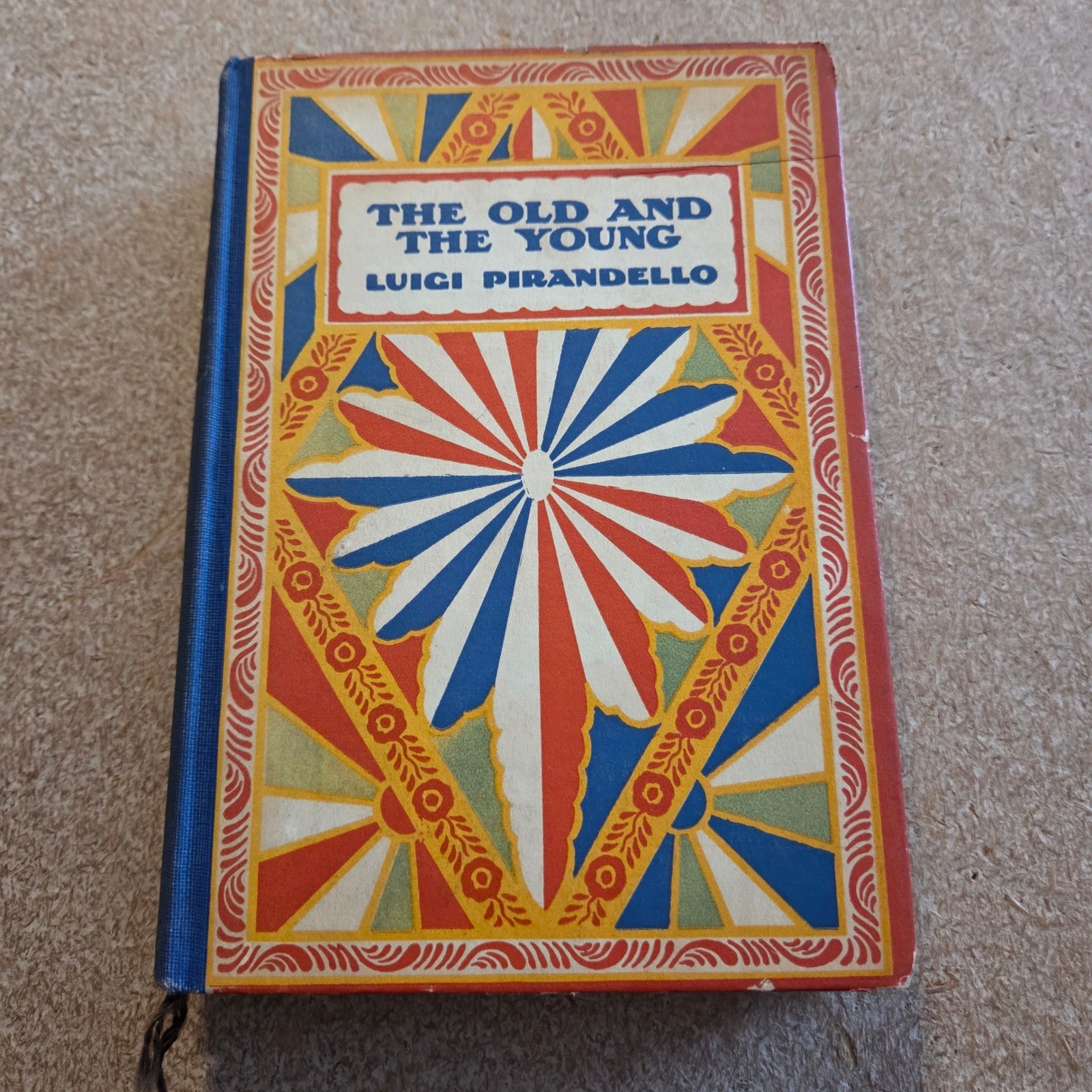 E. P. Dutton The Old and the Young Luigi Pirandello Vol II Hardcover Blue Red