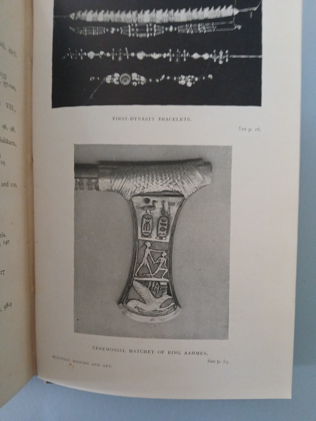 1923 1st EGYPTIAN HISTORY AND ART Mrs. A. A. Quibell MUSEUM COLLECTIONS Egypt