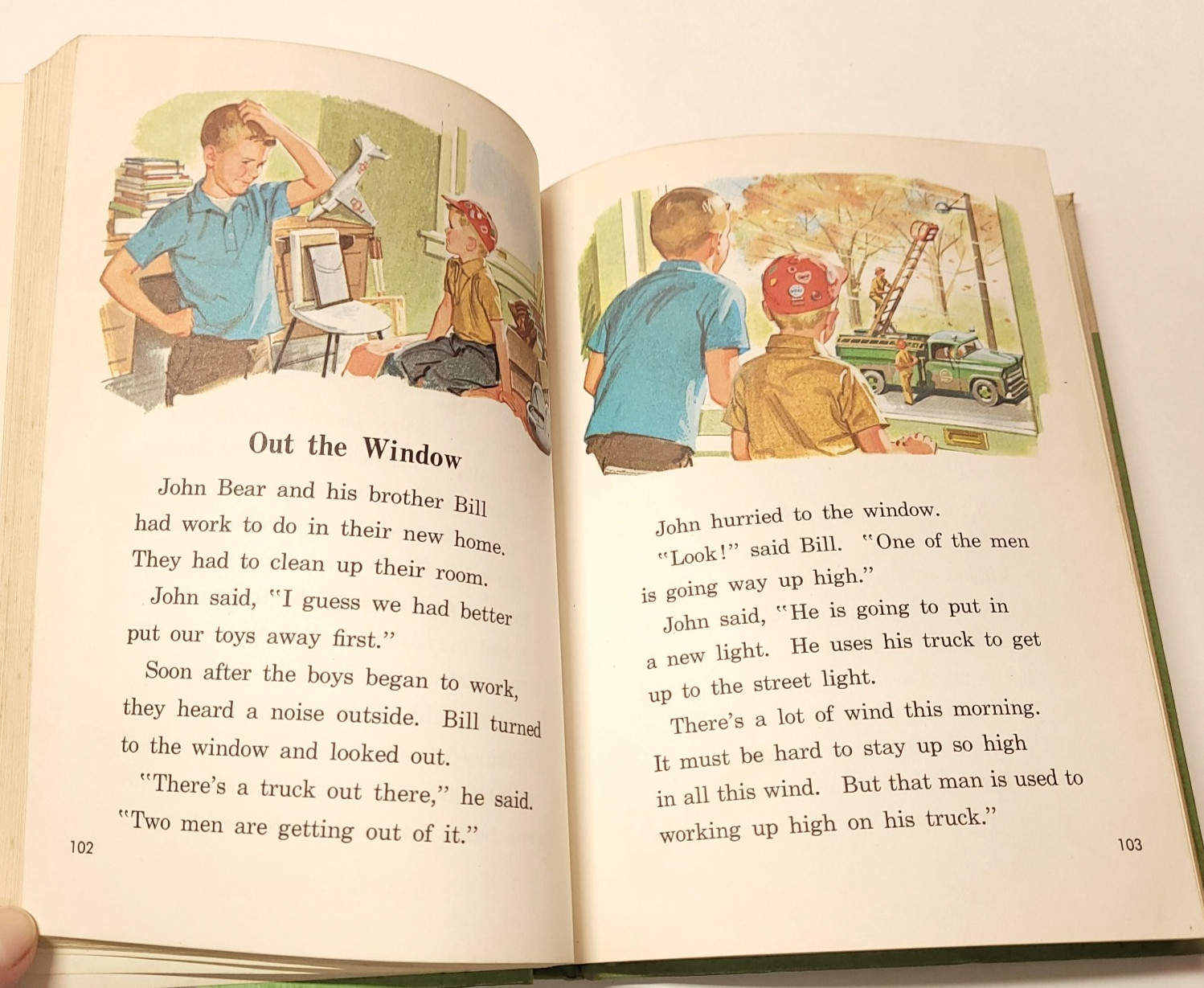 Friends Old and New Basic Reader 1963 Hardcover School Book