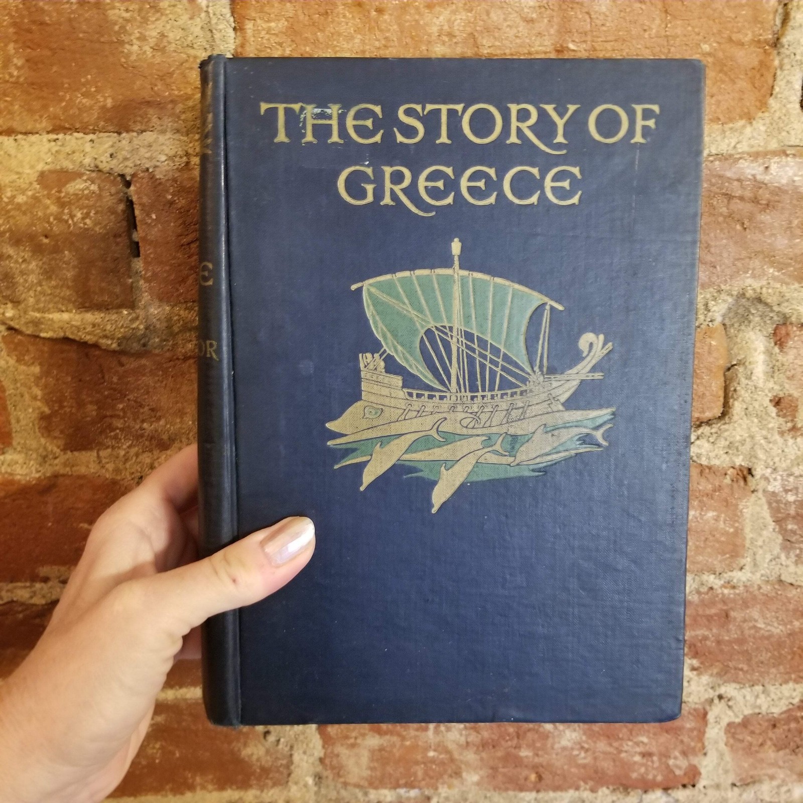 The Story of Greece – Mary MacGregor – Frederick A Stokes Co vintage HB