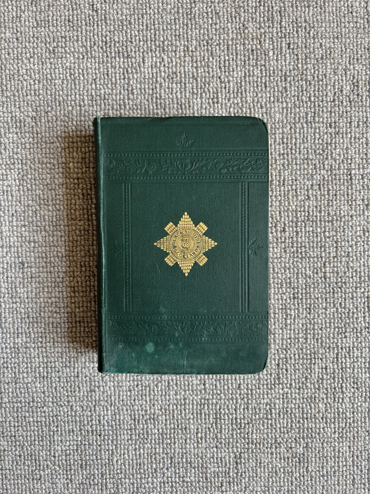 Antique Black’s Guide To Scotland 1884 Dated Edition Maps Illustrated