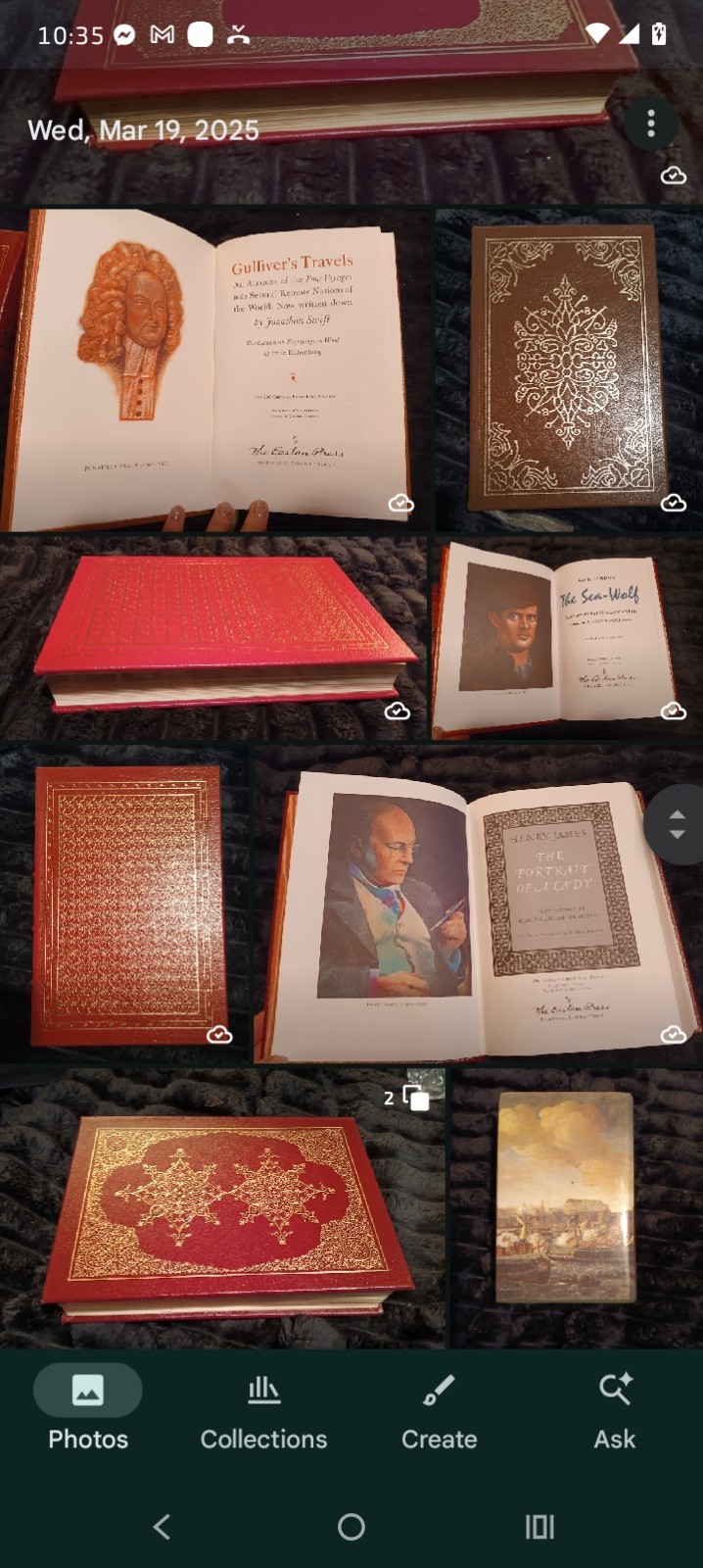 6 Easton Press Top 100 Greatest Books Ever Written – Collectible Leather-Bound
