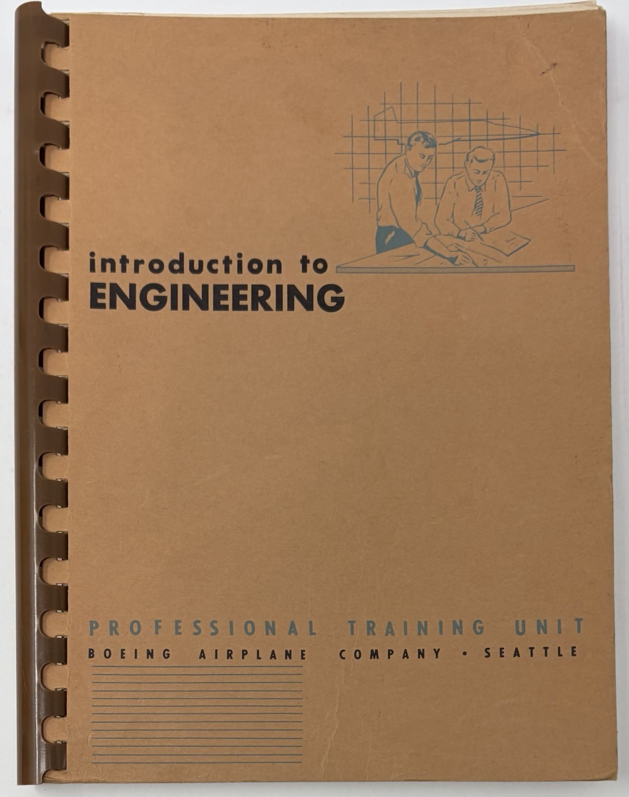 Introduction To Engineering 1960 Boeing Airplane Co. Training Unit Book Vintage