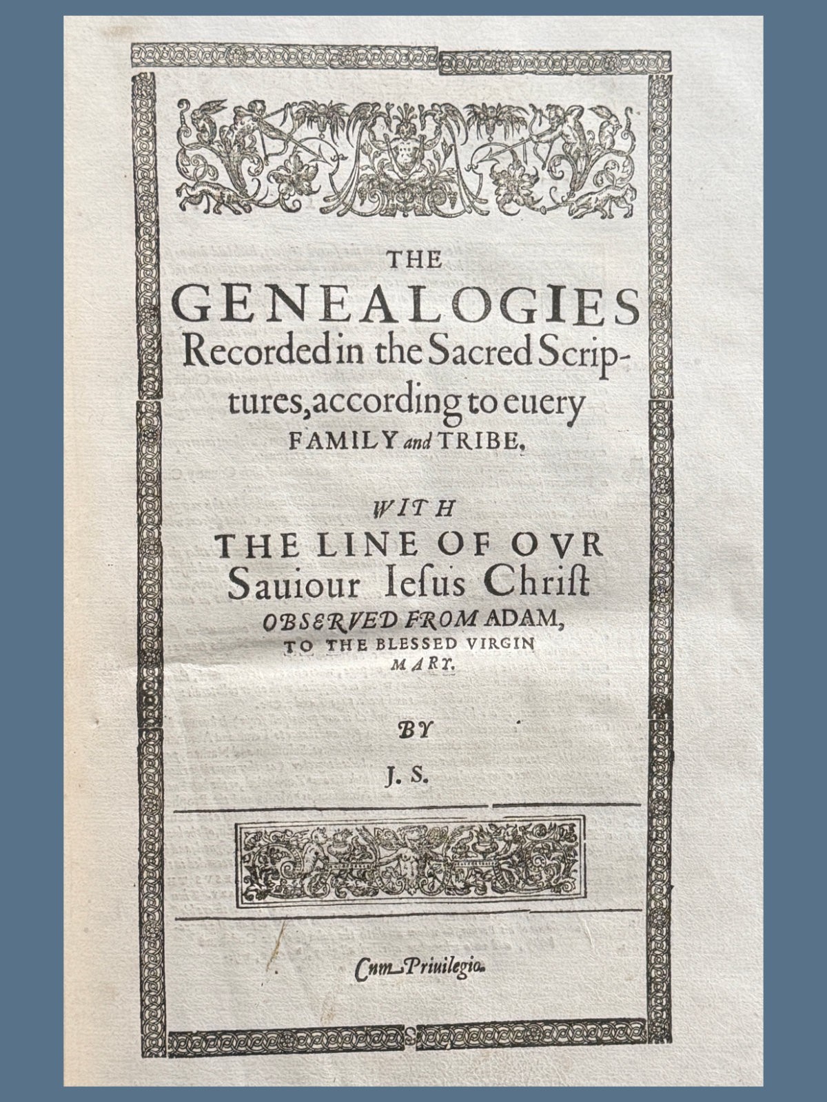 1617 Pulpit Folio 59-Line King James Bible – Complete Text with Genealogies
