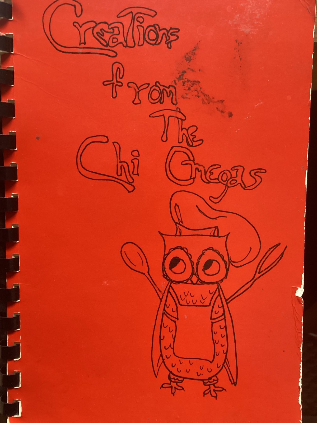 Creations From The Chi Omegas Cookbook 1971 72 Pages