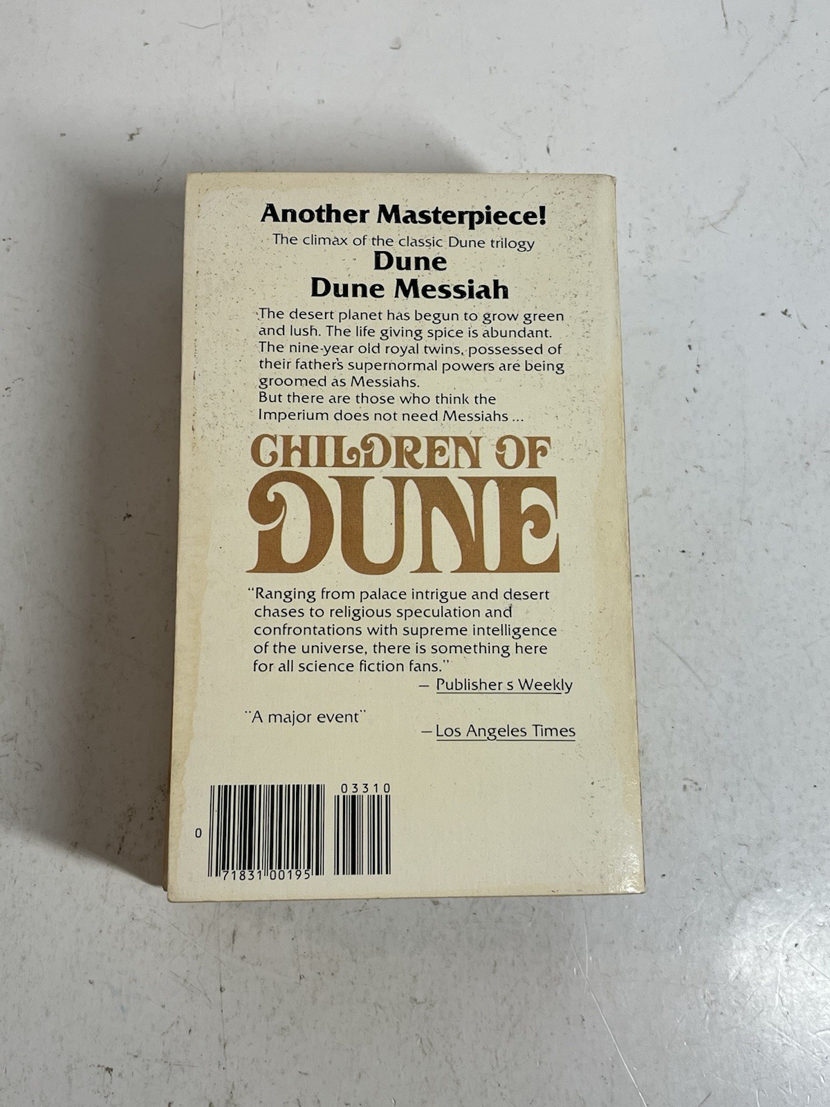 Frank Herbert Collection of Dune Paperback Lot Of 3 Books 1970’s Books 2-4