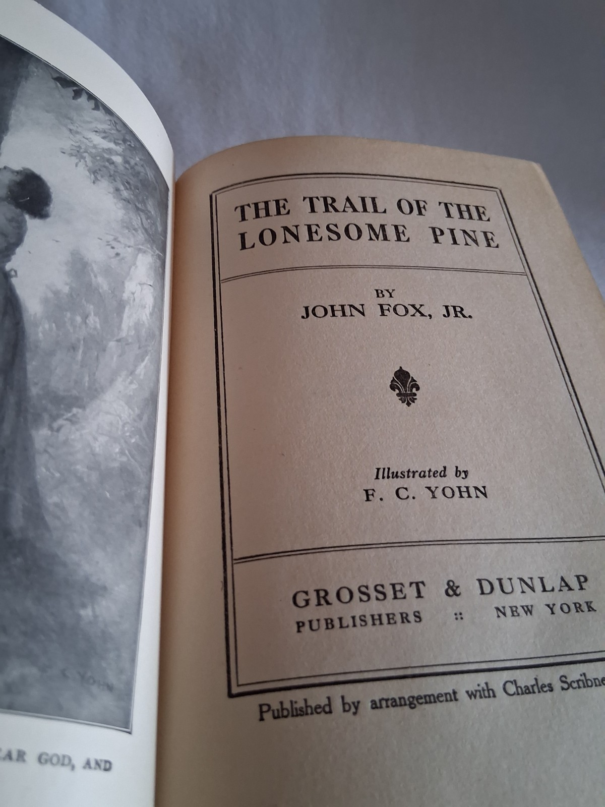 Vintage 1908 1st Edition “The Trail of the Lonesome Pine” by John Fox Jr.