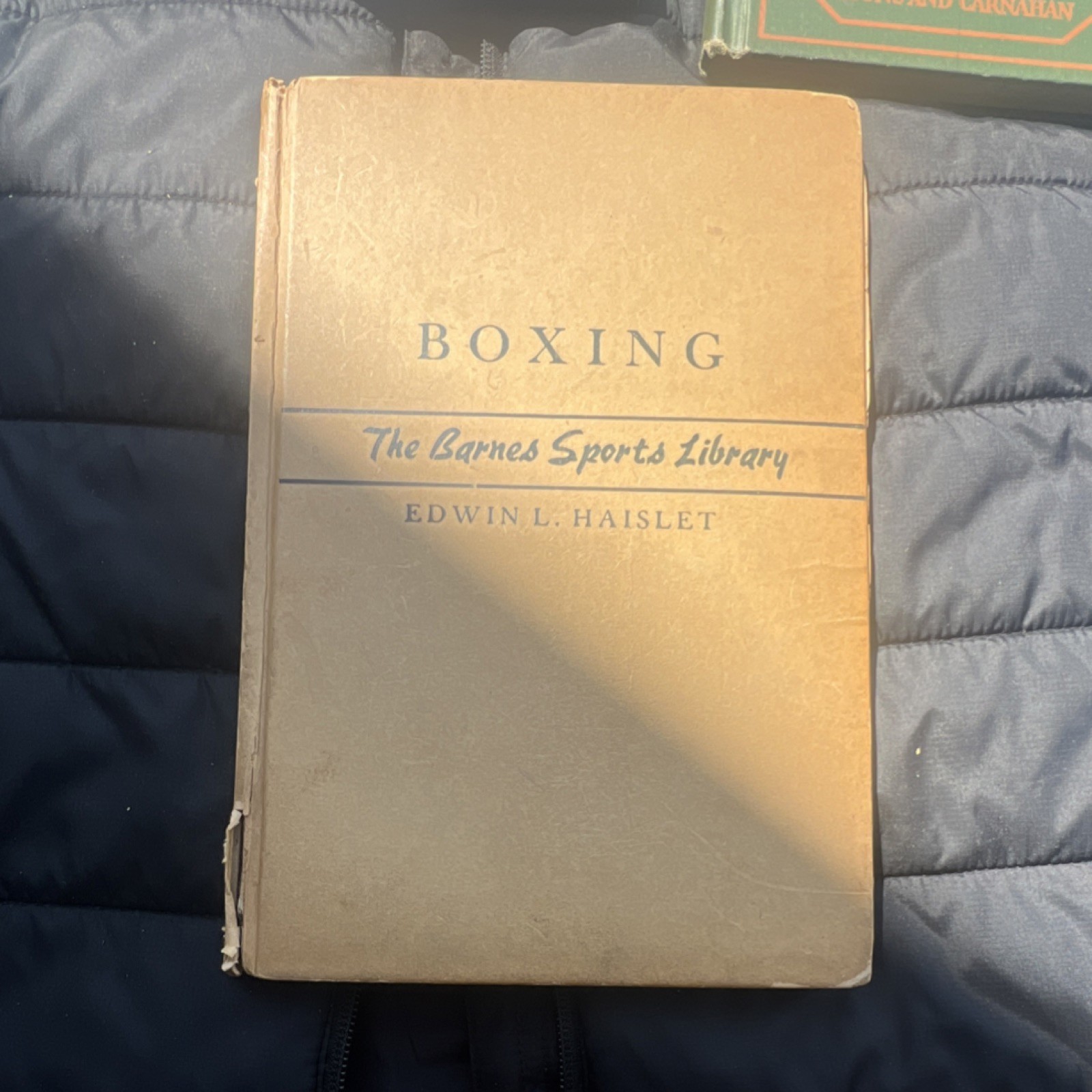 A. S. Barnes & Company Boxing Edwin L. Haislet Original Hardcover Sports Book