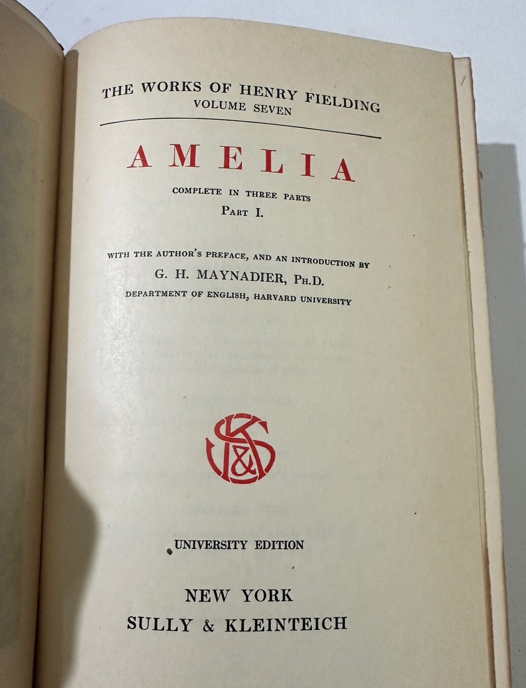 Henry Fielding – Novels – 1903 Illust’d Vol I III IV V Missing Vol II And VI