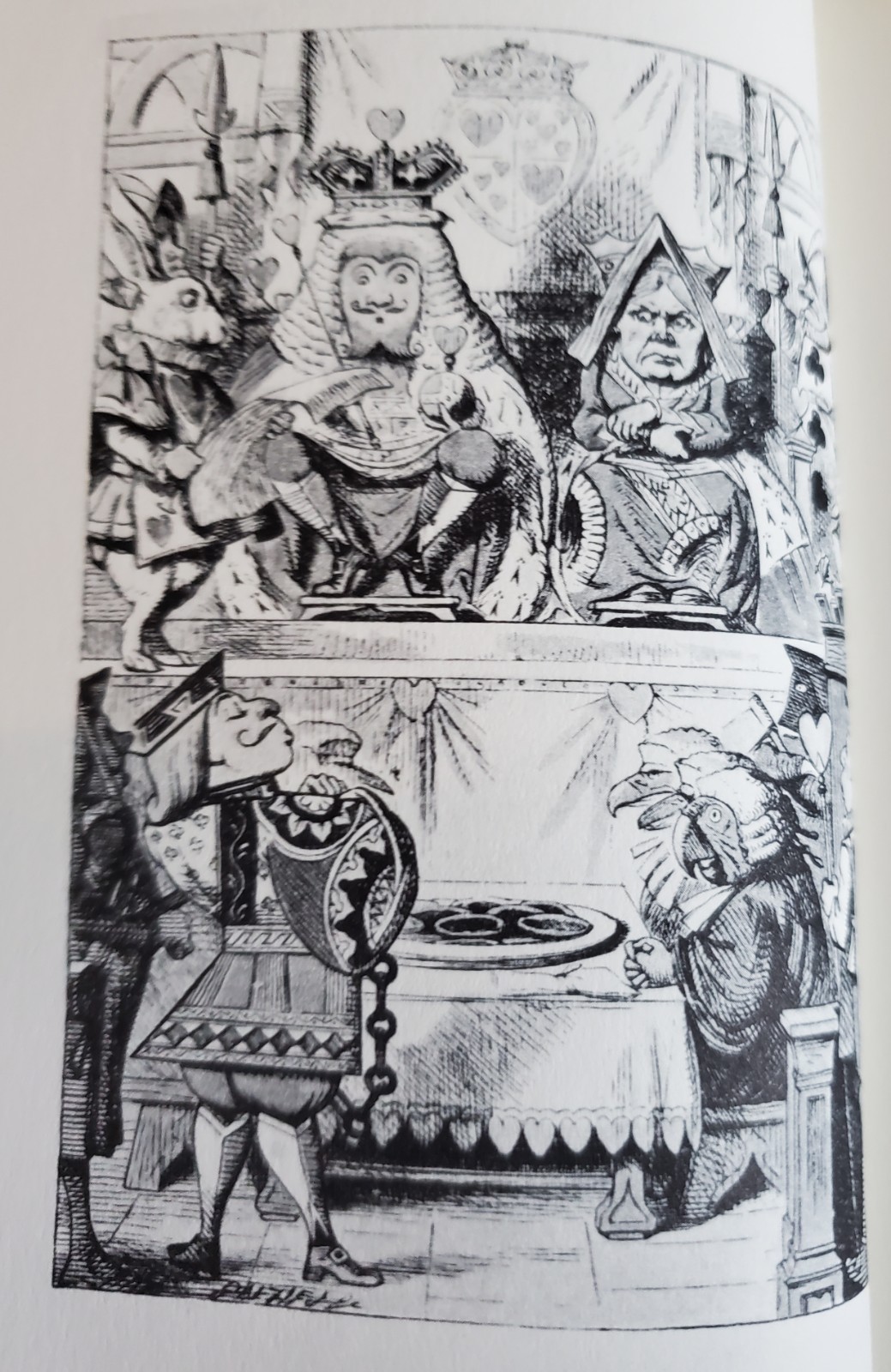 VINTAGE SET OF 2 BOOKS “ALICE’S ADVENTURES IN WONDERLAND”. CENTENNIAL EDIT. NEW.