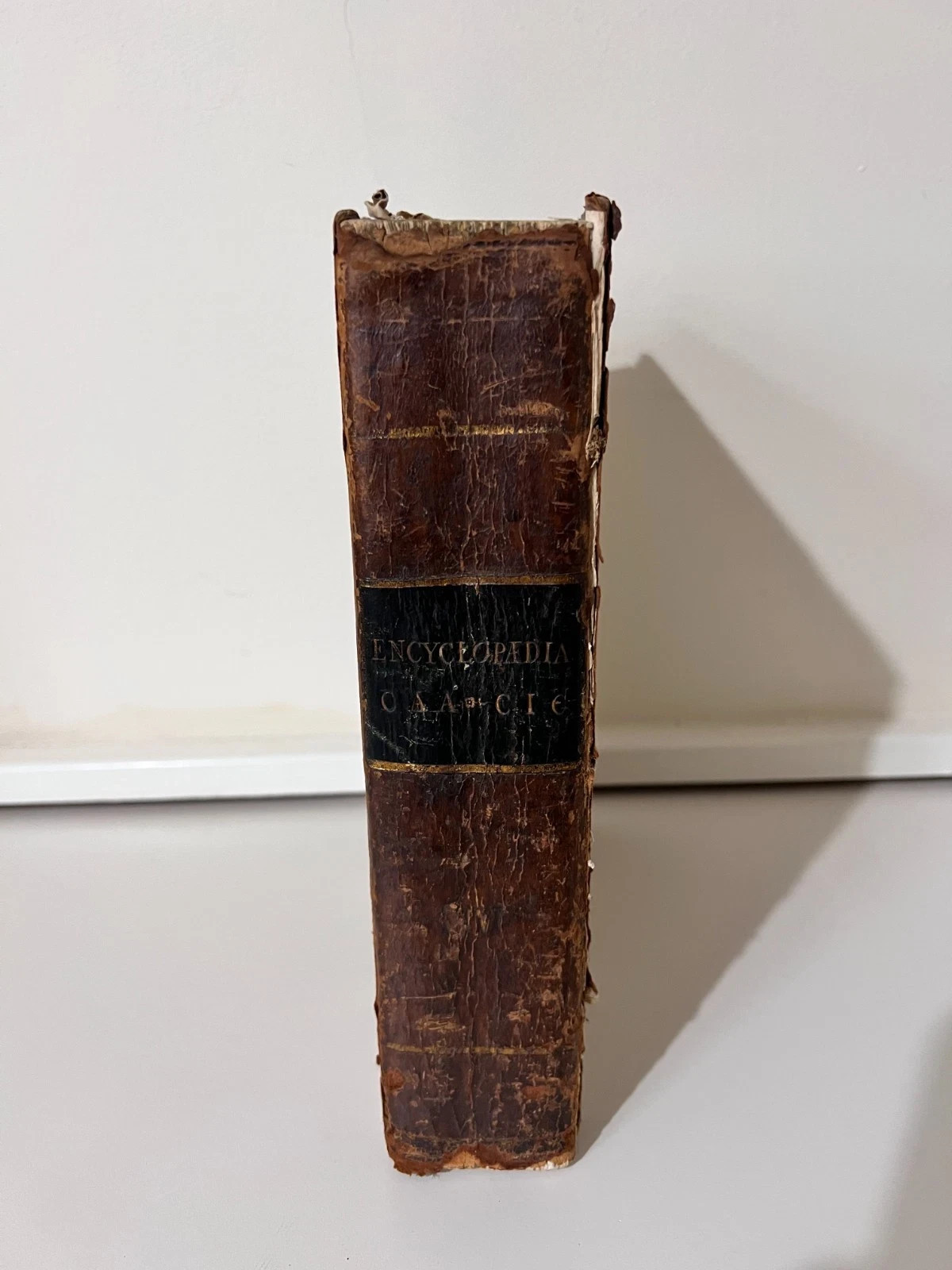 1797 Encyclopaedia Britannica 3rd Edition Antique Vol 4 Leather Spine Book