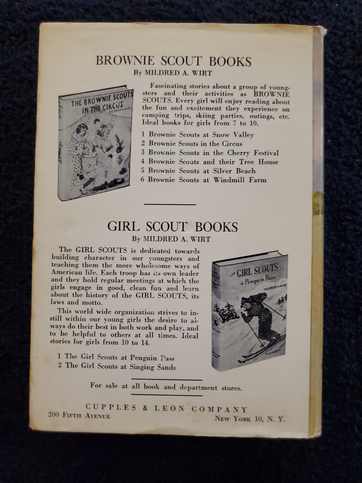 Brownie Scouts Mildred A. Wirt Volumes 1-6