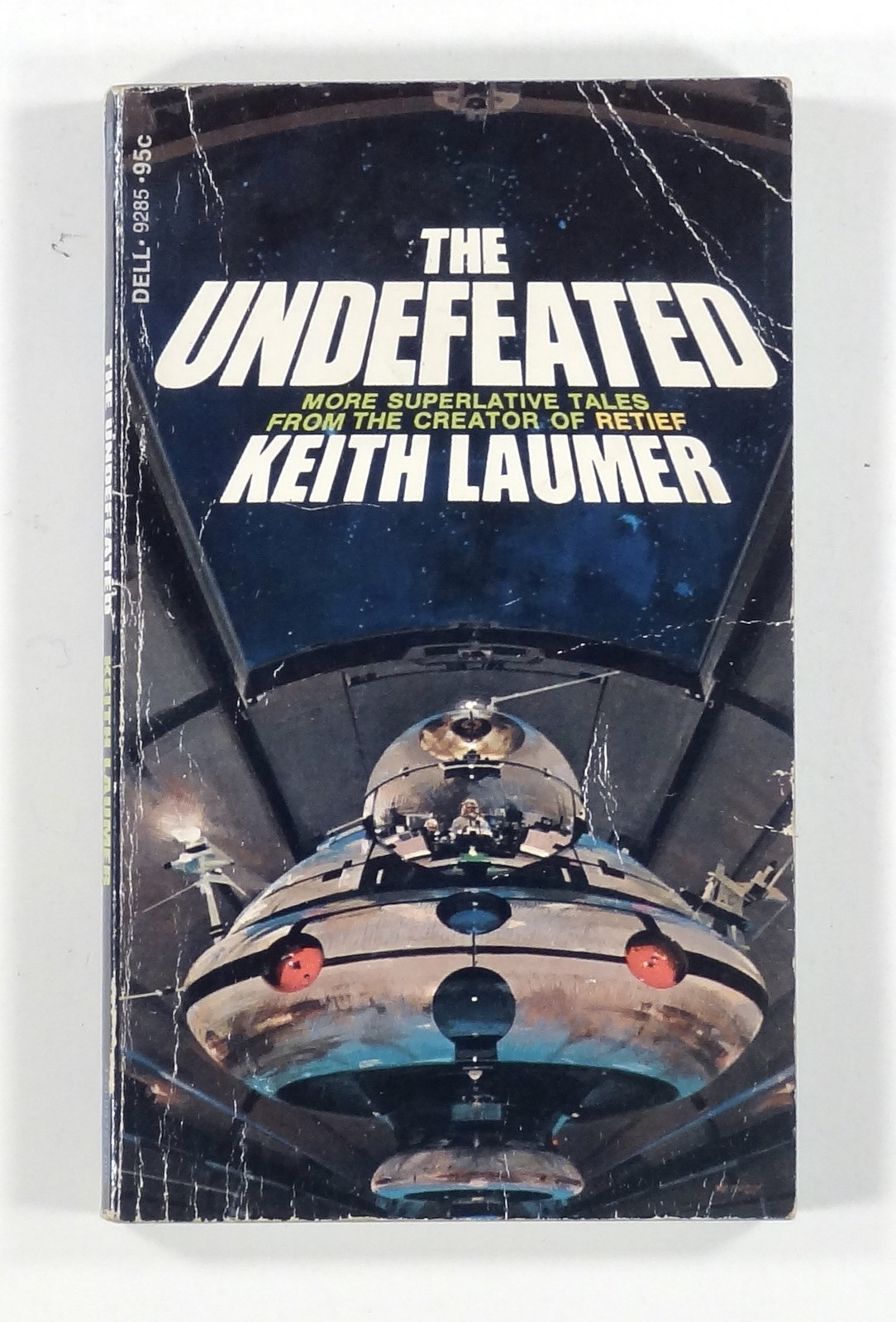 1974 Keith Laumer THE UNDEFEATED science fiction anthology DELL pb #9285