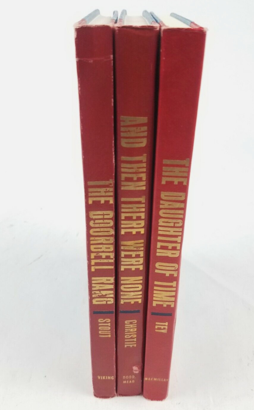 The Doorbell Rang And Then There Were None The Daughter Of Time Vintage HC Books