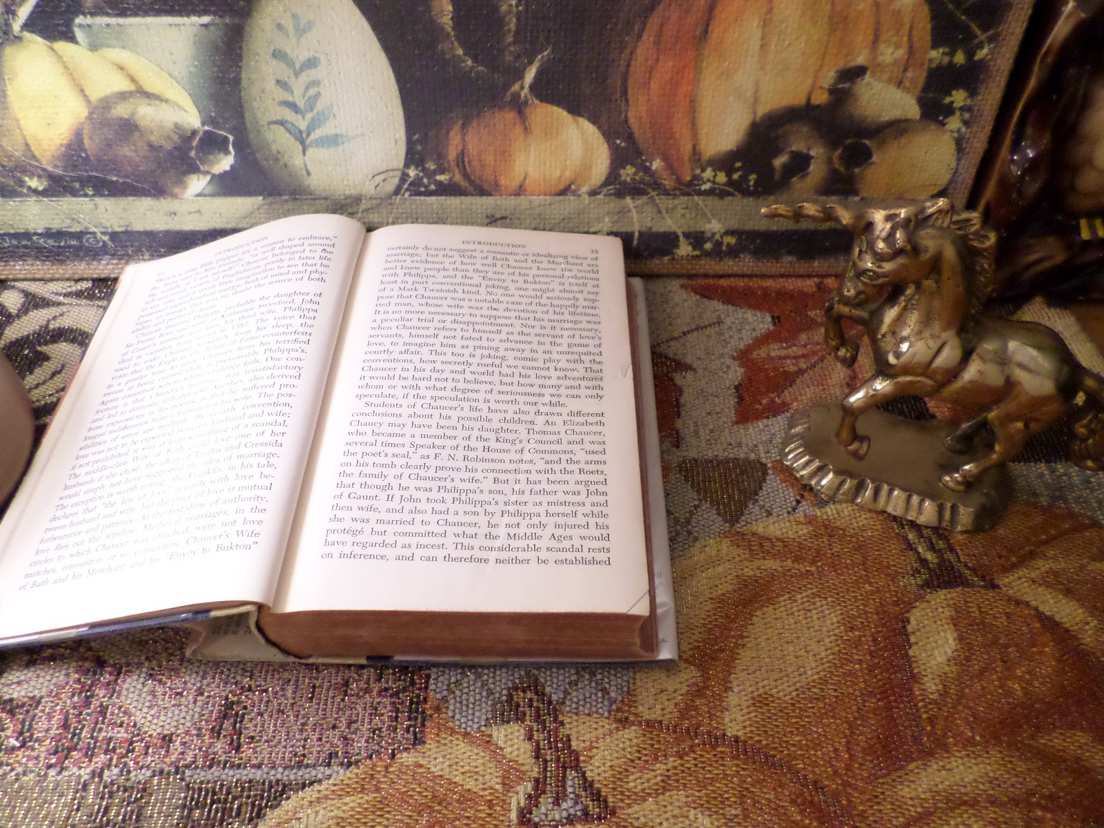 The Portable Chaucer 1953 Geoffrey Chaucer Vintage Hardcover /w Dust Jacket