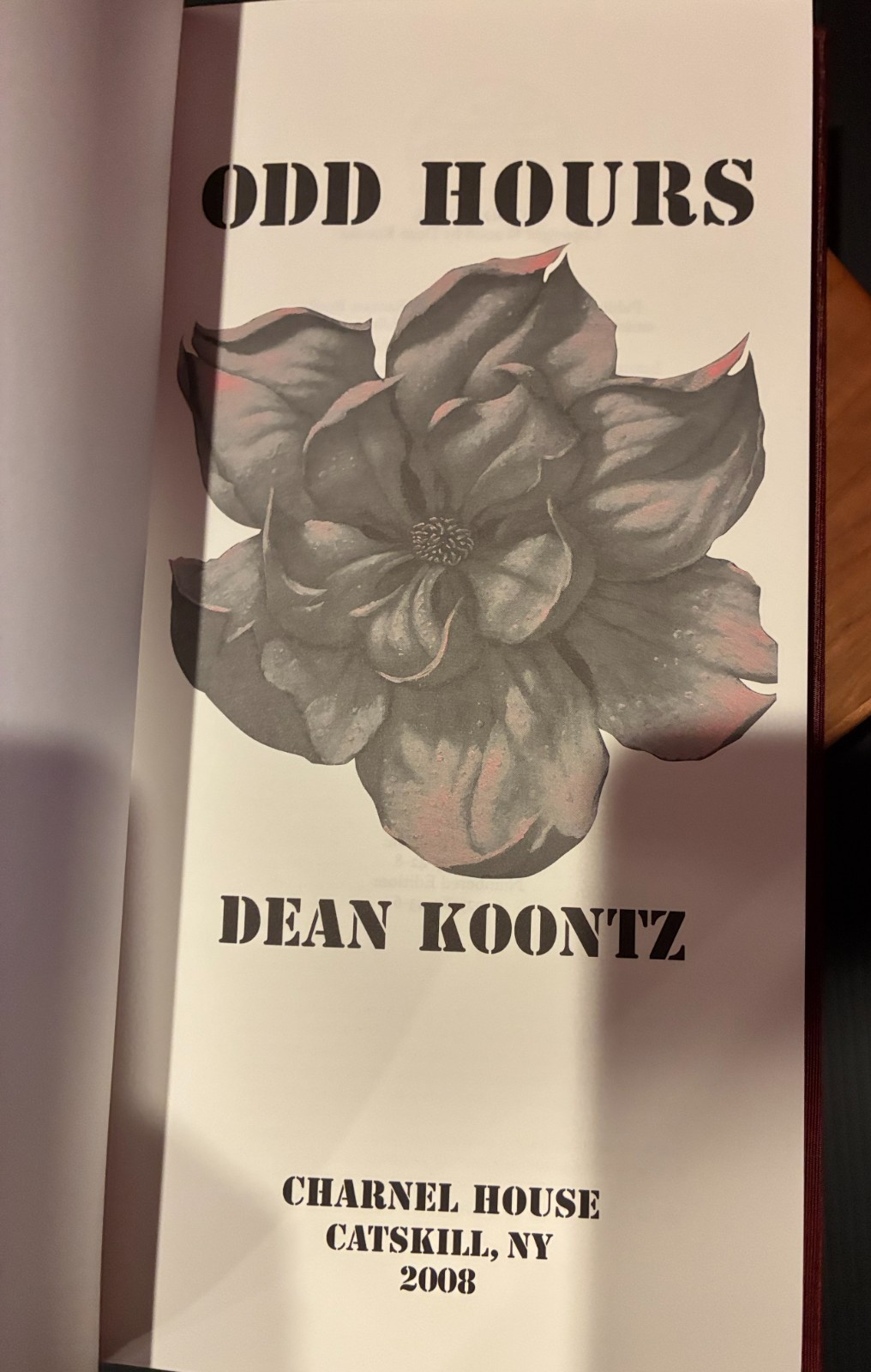 Dean Koontz Odd Hours Charnel House Slipcased Signed Limited #199/300 PERFECT!