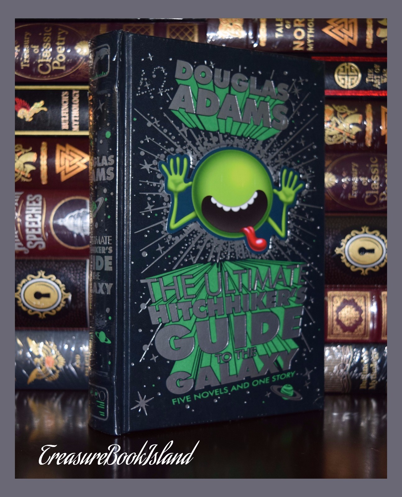 Ultimate Hitchhiker’s Guide Galaxy by Douglas Adams New Sealed Leather Bound